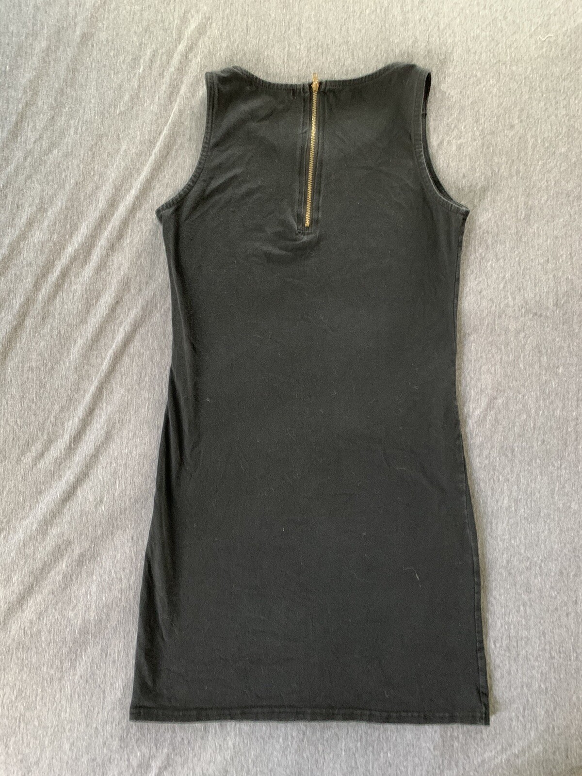 Vintage 90s Y2K Fashion Core Club Mini Dress New York Icon News Print Sex & City