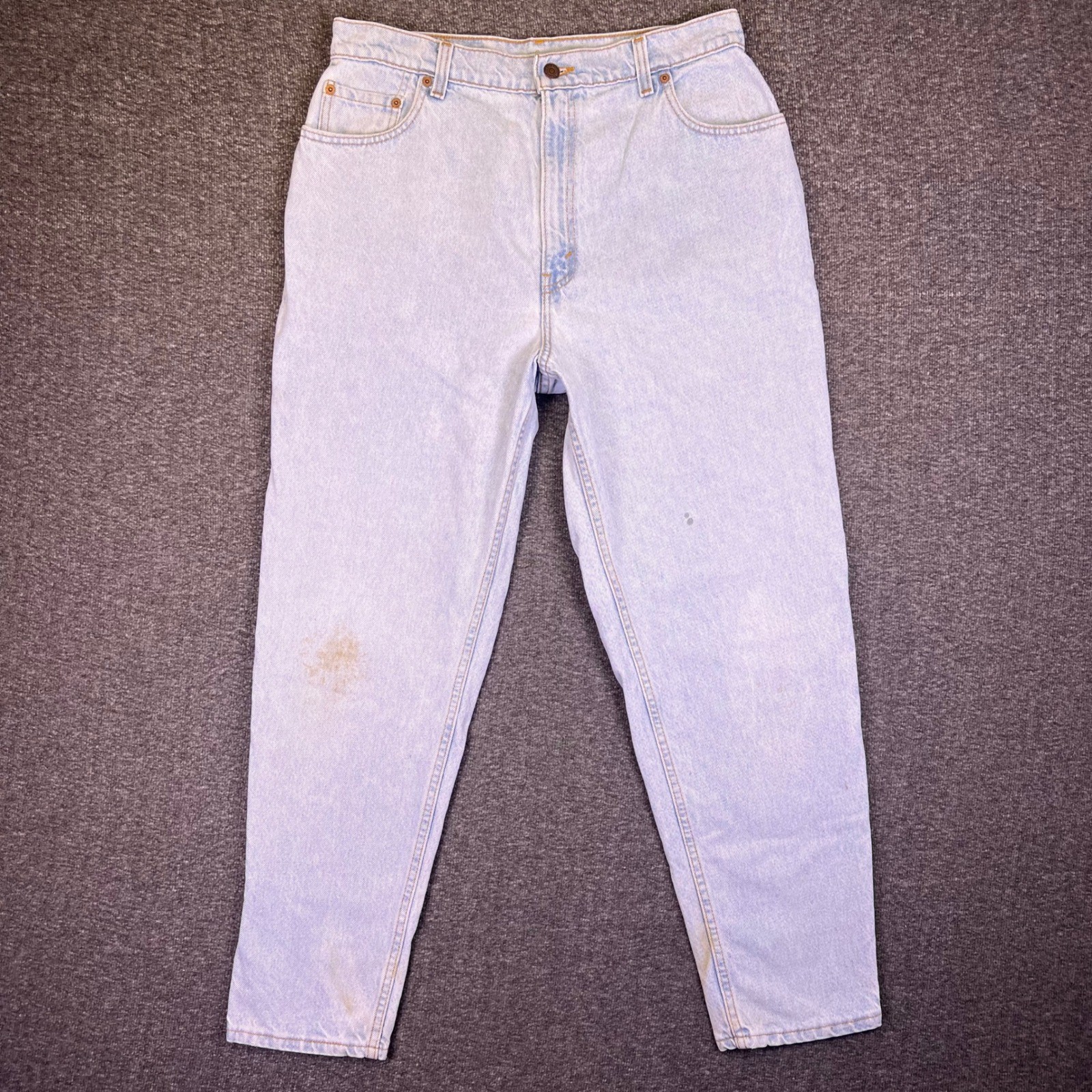 VTG 90s Levis 551 Jeans Womens 16S Light Wash High Rise Tapered Relaxed USA Y2K