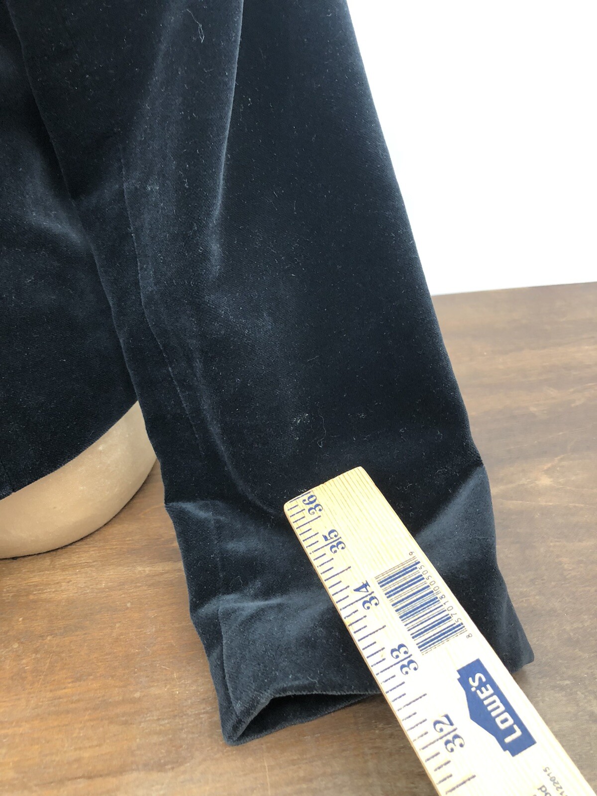 Vintage Carroll Reed Women’s Black Cotton Velvet Blazer Jacket Size Medium