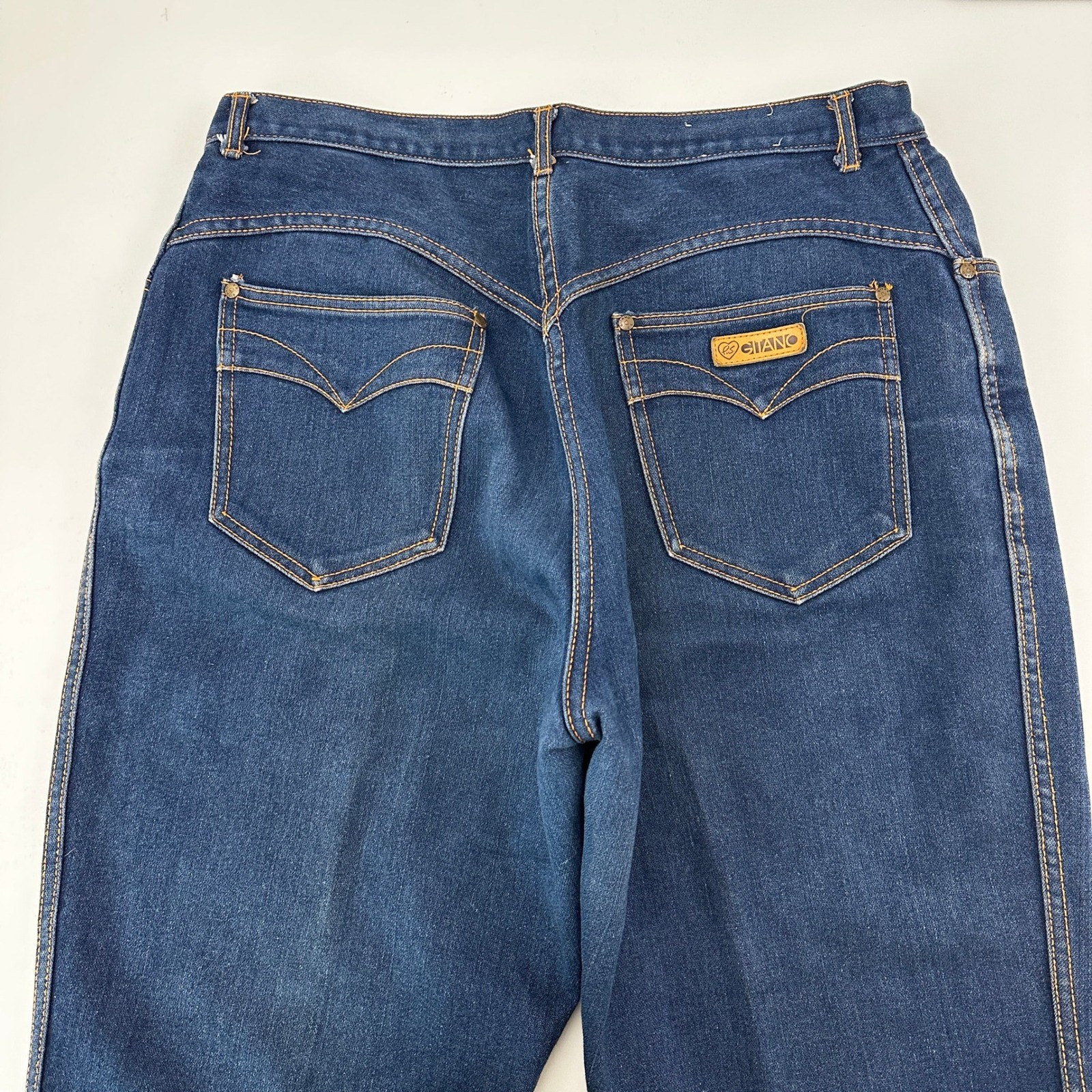 Gitano Straight Leg Women’s size 34 Short Dark Wash Blue Denim jeans