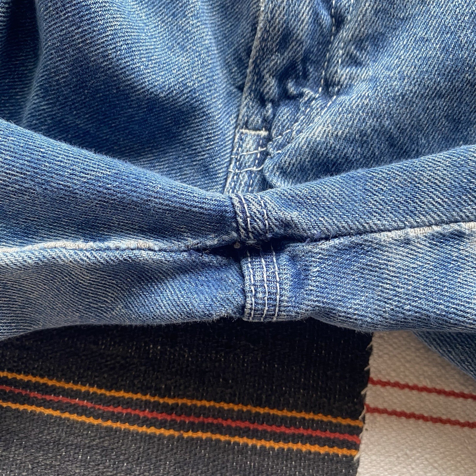 Vintage 70’s Levi’s Bell Bottom Denim Jeans. Boho. Hippie. Festival. Size 25/32.
