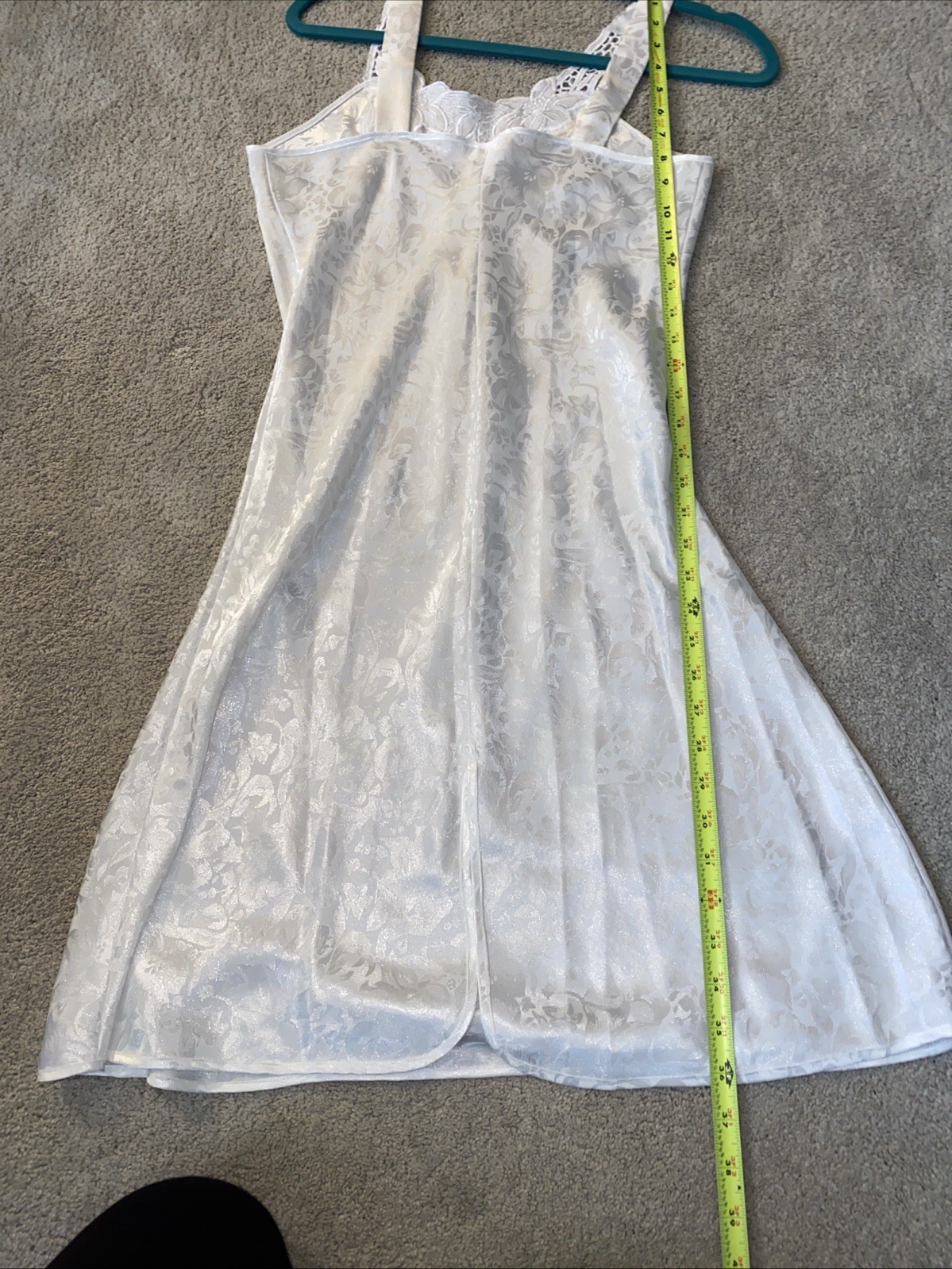 Erika Taylor Vintage Lingerie Nightgown White Small USA Made