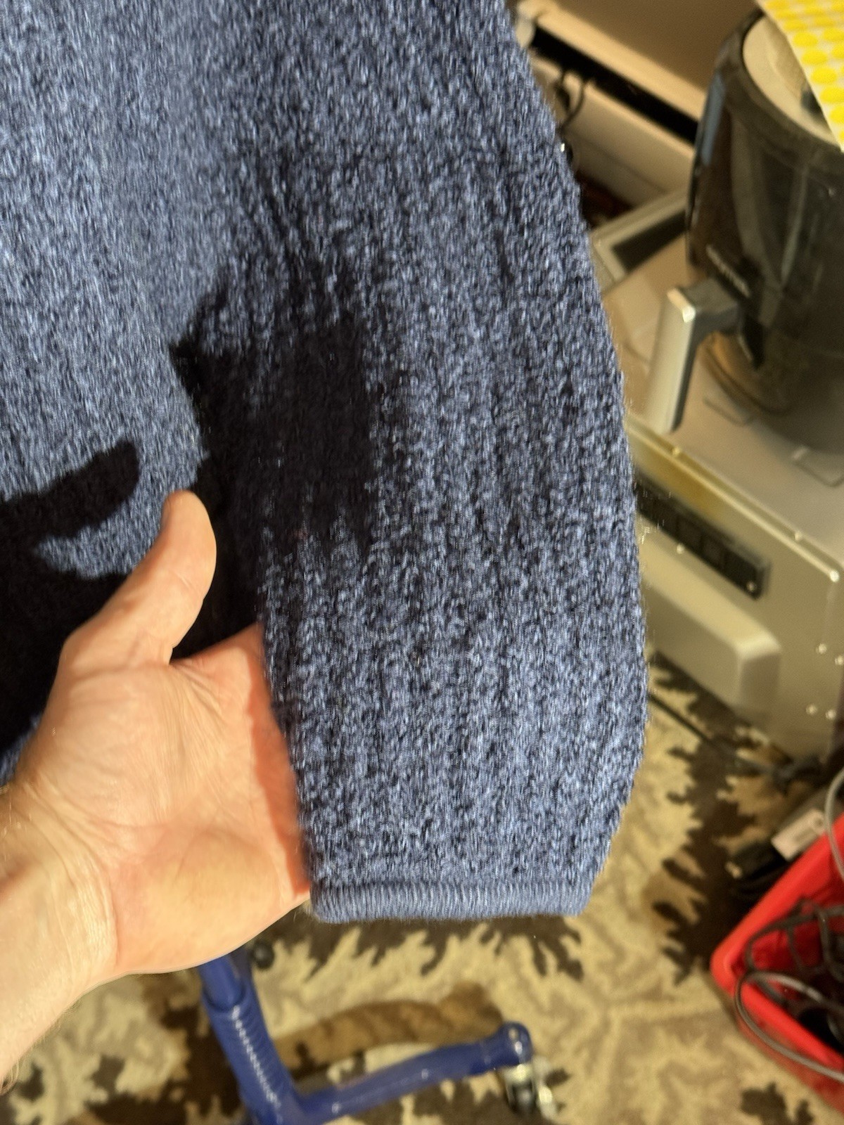 Tanner XL Acrylic Dark Blue Sweater (vintage New Old Stock)