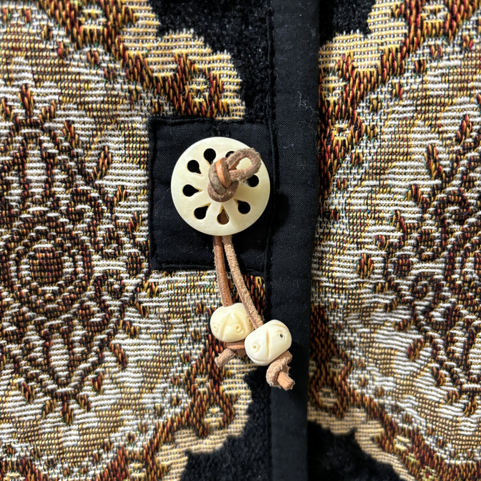 Flashback Womens Western Tapestry Blazer Small Prairie Ranch Rustic Boho