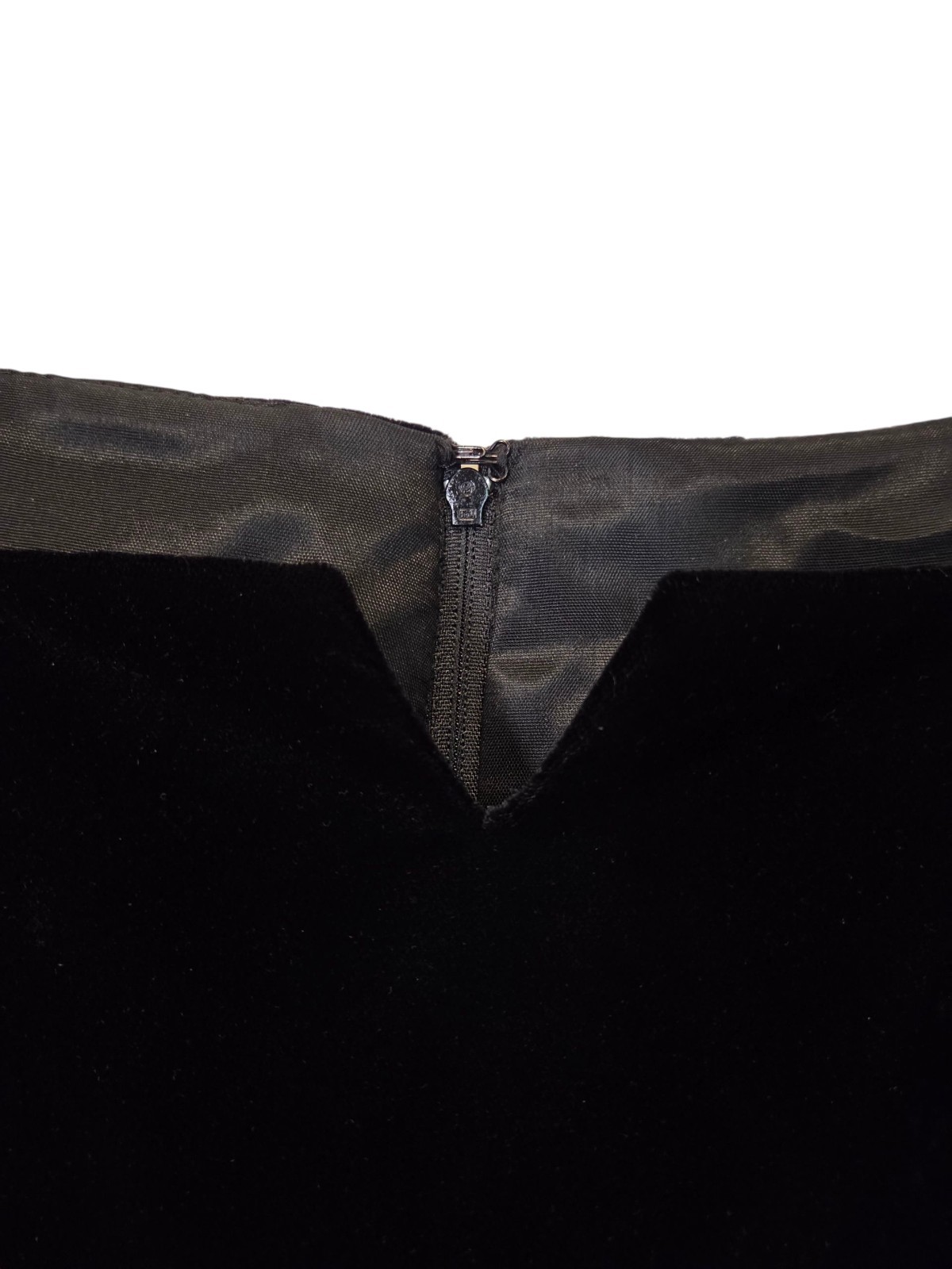 Vintage 1980s-1970s By Late Edition Union Made Black Velvet Mini Dress GUC USA