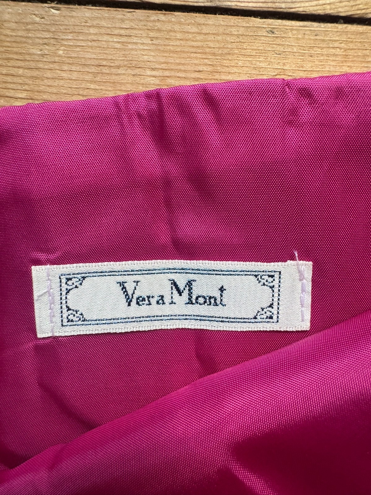 Vera Mont Vintage 70s Chiffon Maxi Dress Two Piece Pink Boho Size 32/34