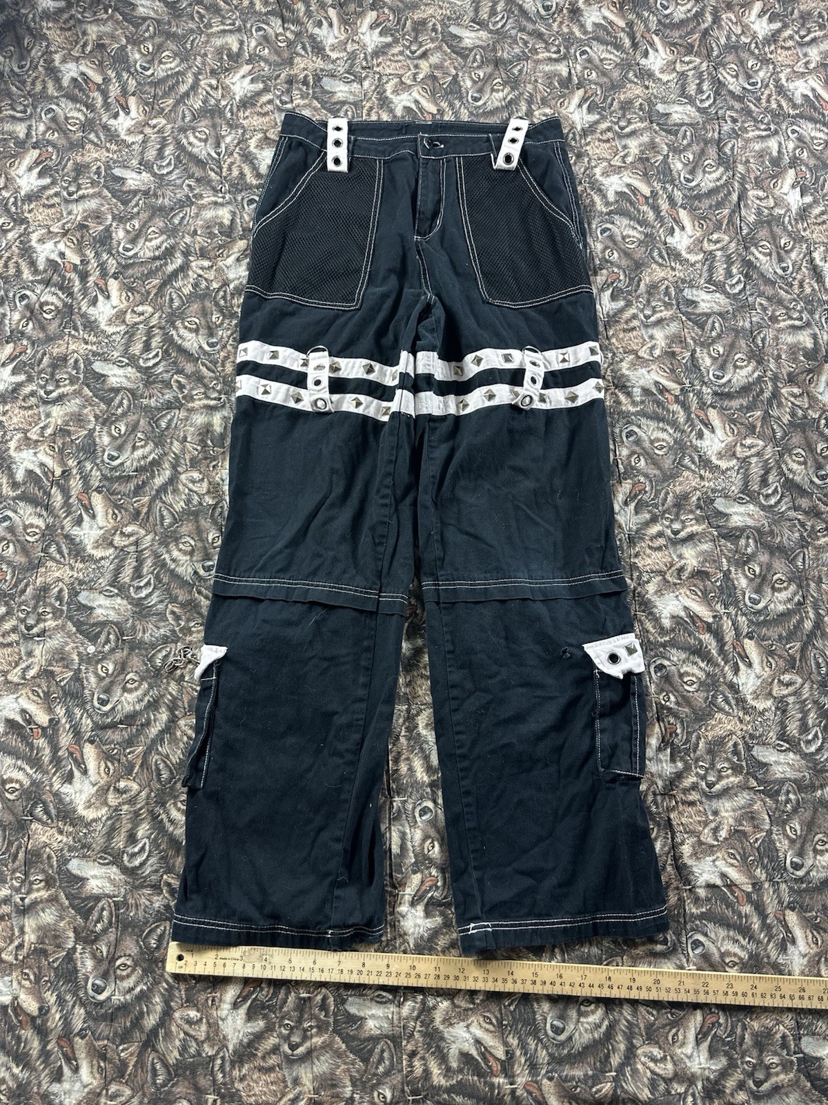 Vintage Early 2000s Emo Grunge Style Tripp Pants Size 28