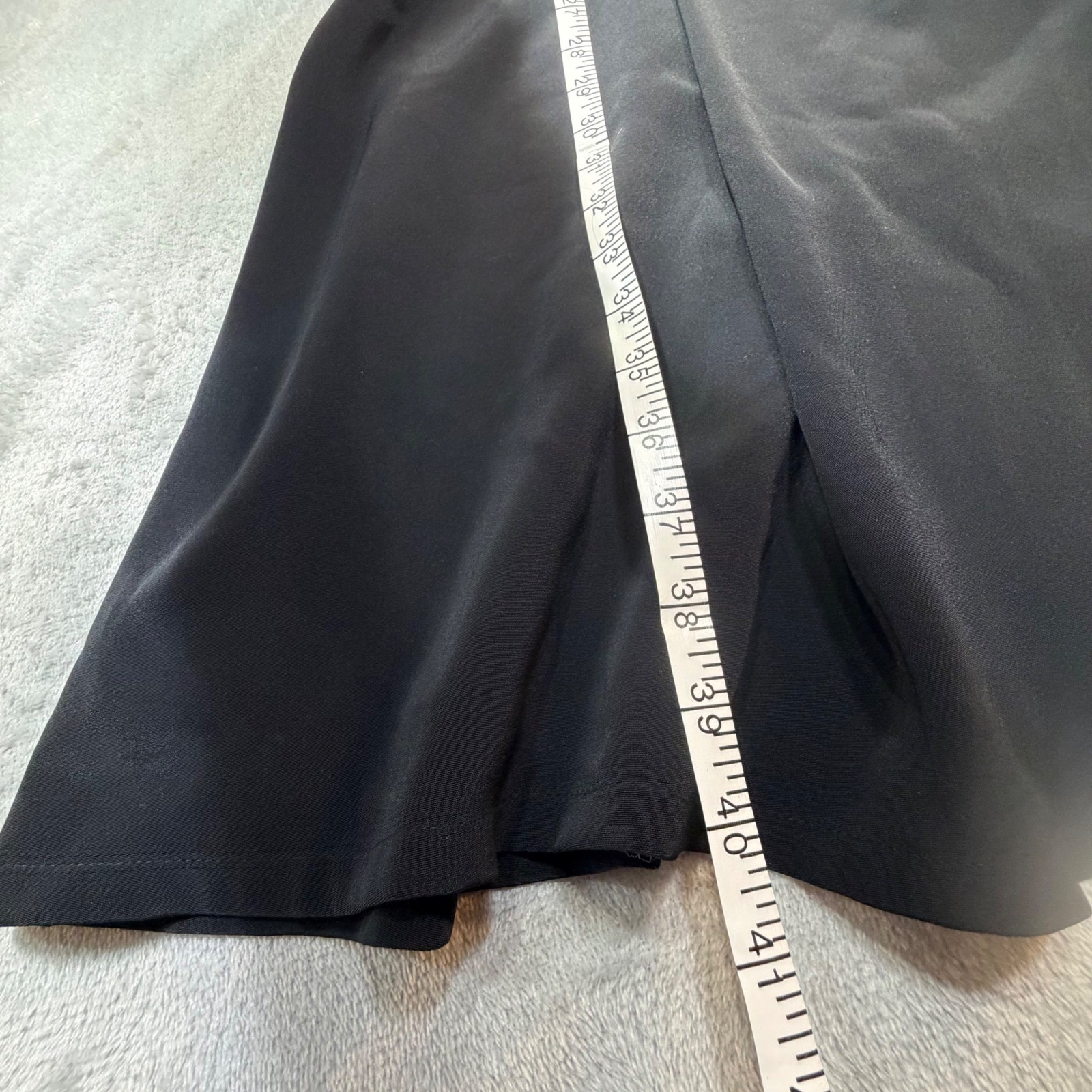 Vintage Worth Little Black Dress Sleeveless Fit Flare 90 Quiet Luxury minimalist