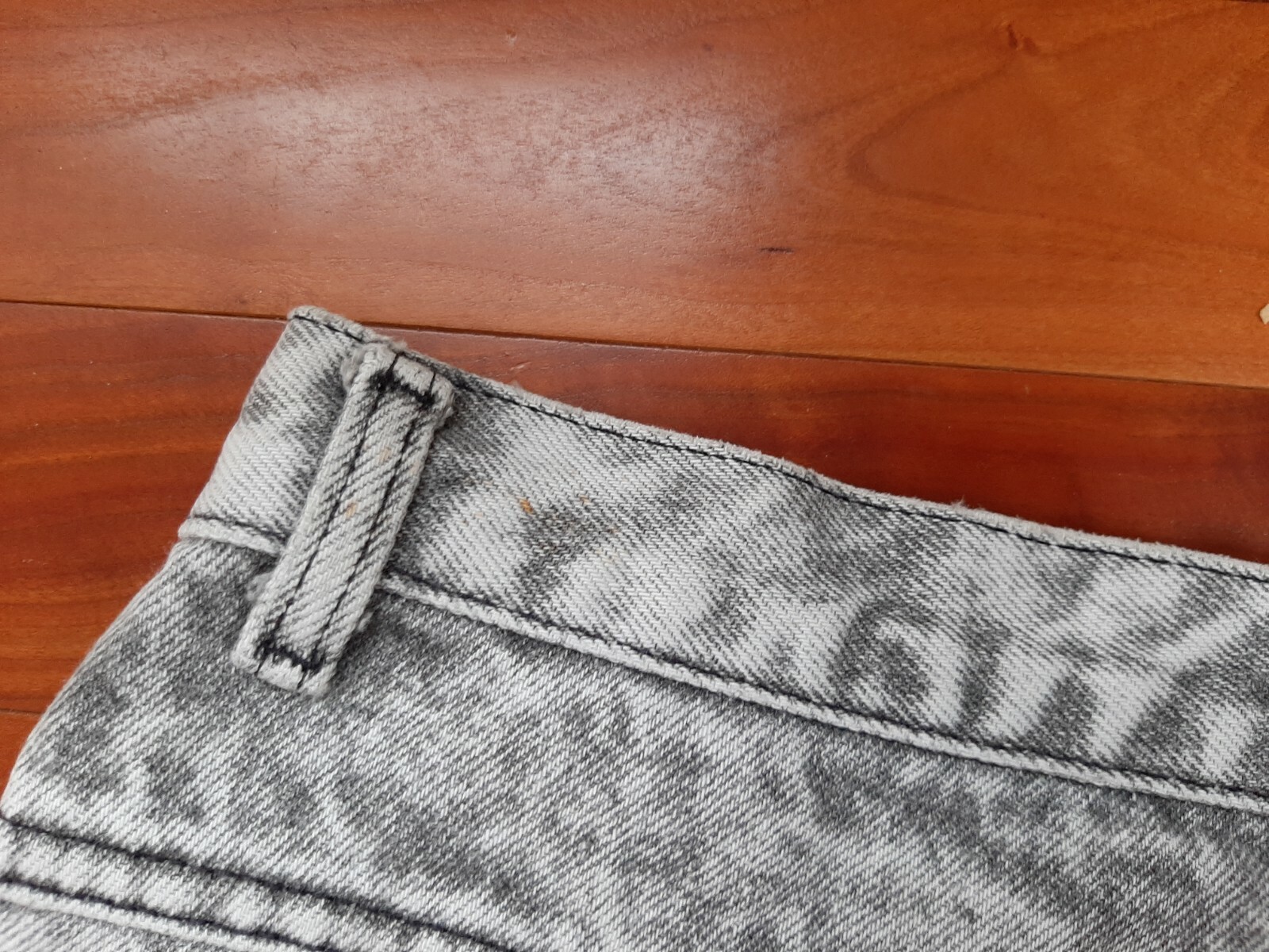 Vintage 80s 90s Jeans High Rise Waist Acid Wash Black Tapered Leg CHIC 12 Tall