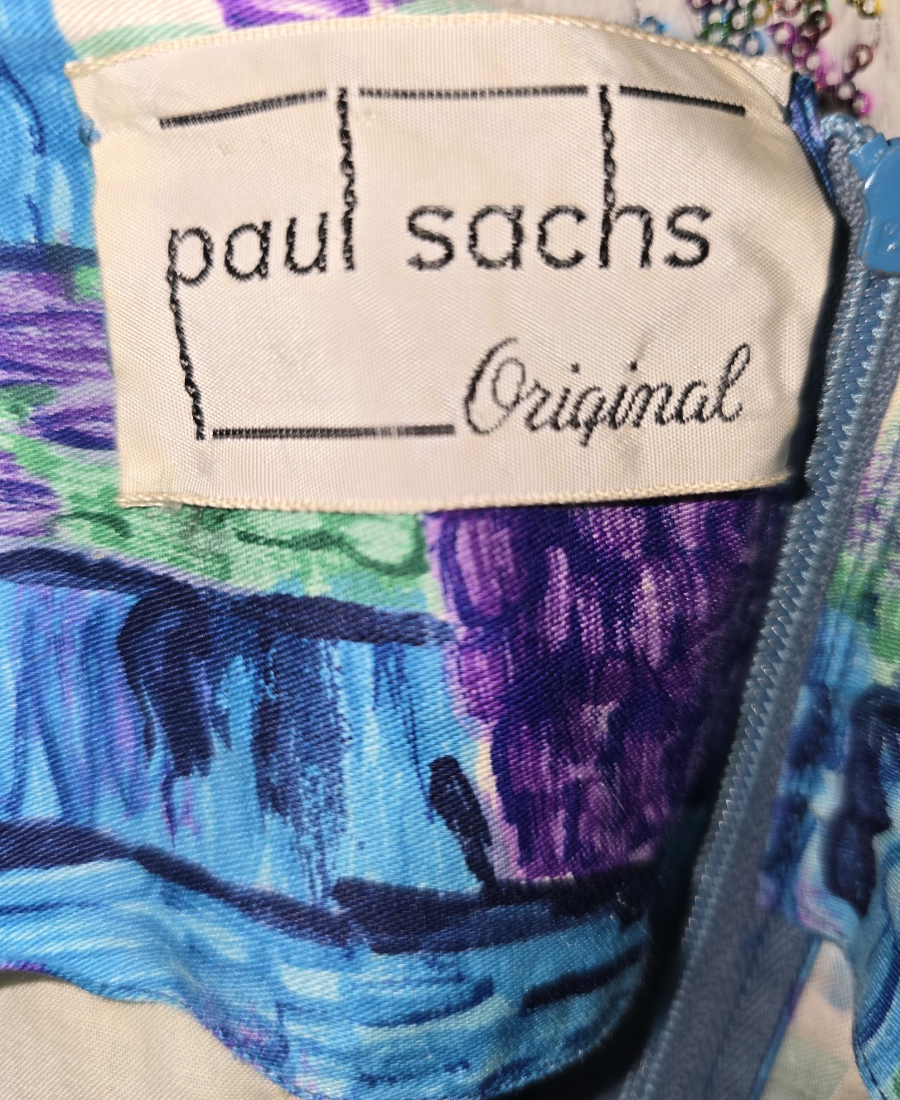 Paul Sachs Original vintage dress. Excellent Condition. 1940’s – 50’s. Rare.