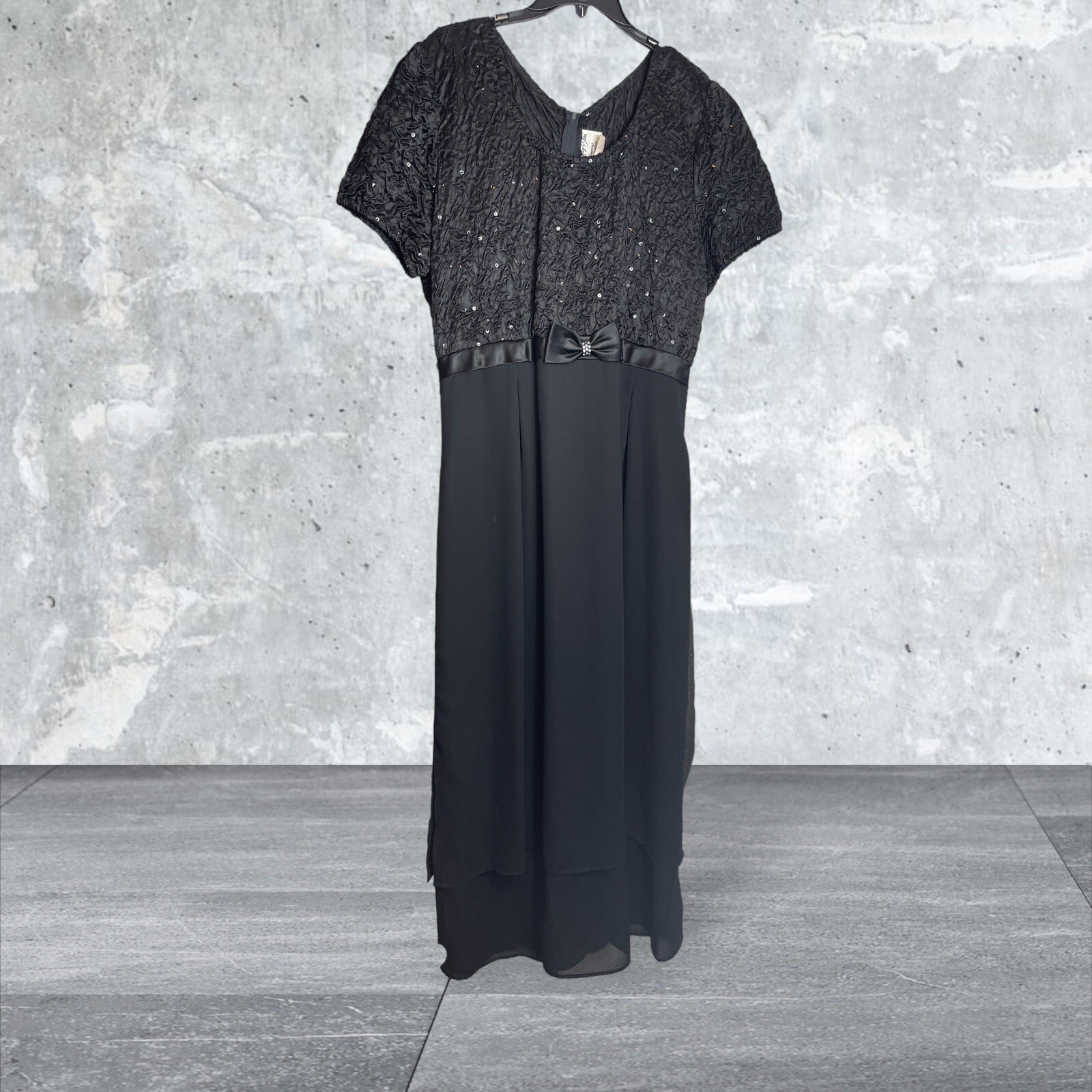 Jeffery And Dara Evenings By Tom Barra Vintage Empire Waist Dress Size 16