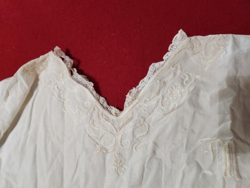 Antique Victorian cotton lace dress