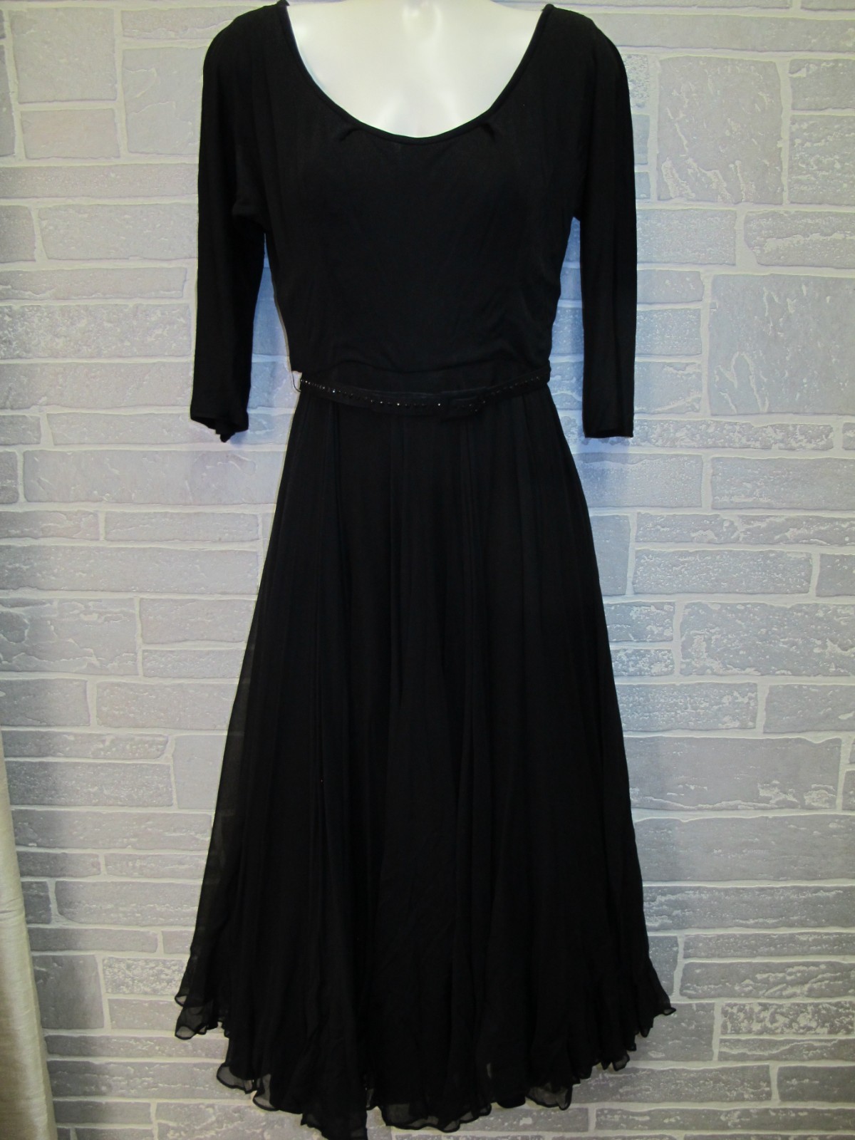 Vintage 1940’s/50’s Black and Yellow Dress Set (H0171)