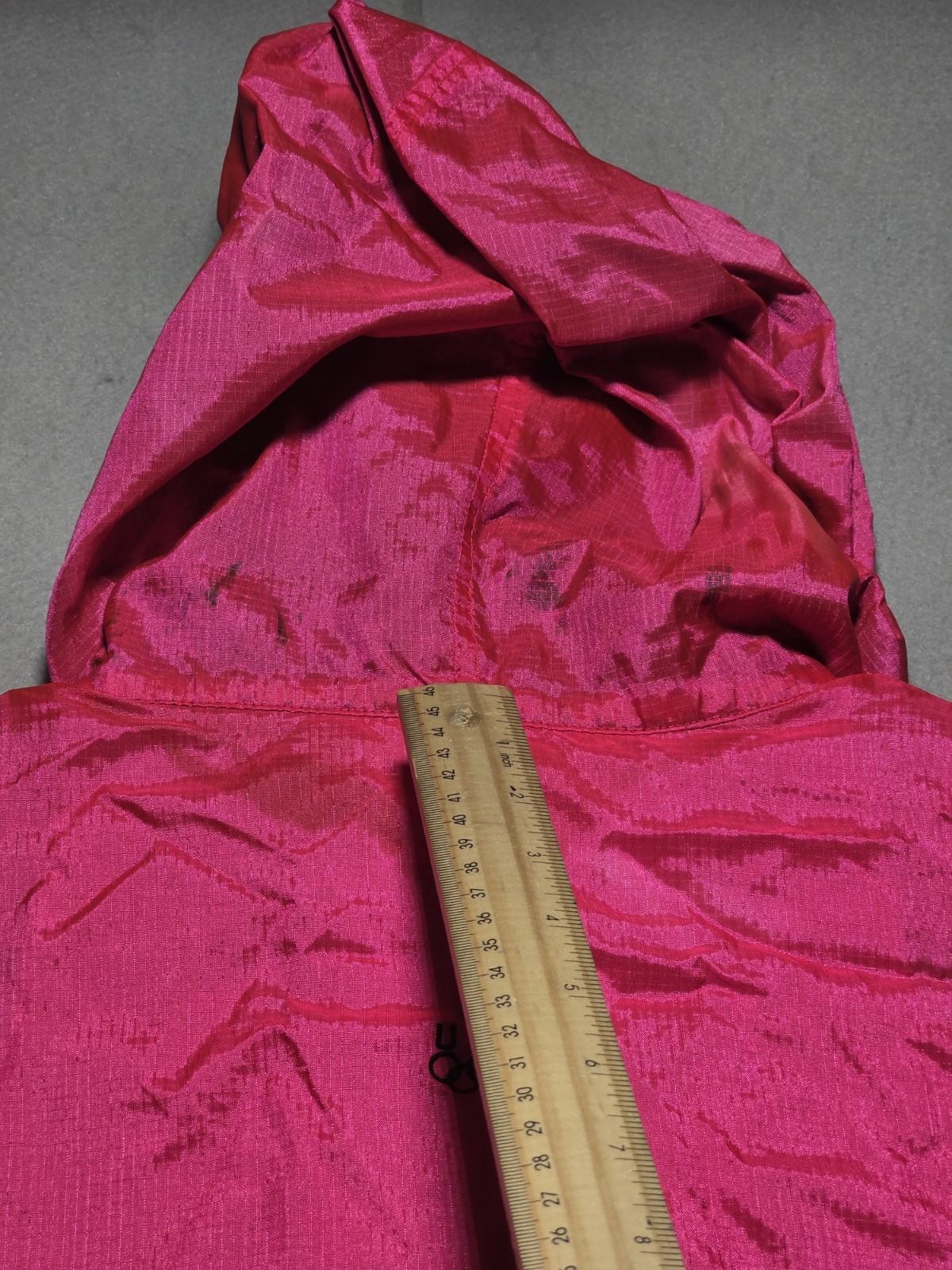 Vintage 90s USA Olympic Windbreaker Pullover Jacket Pink Black Size Small