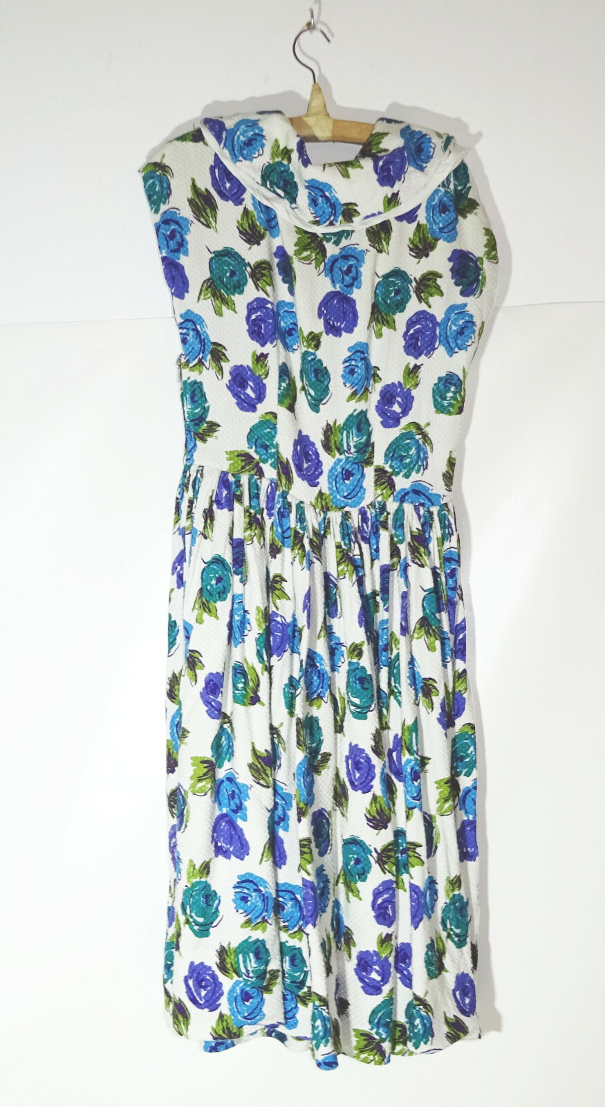 Vintage Dress GDR Handmade Vintage 1960s Fasion Summer Dress Floral