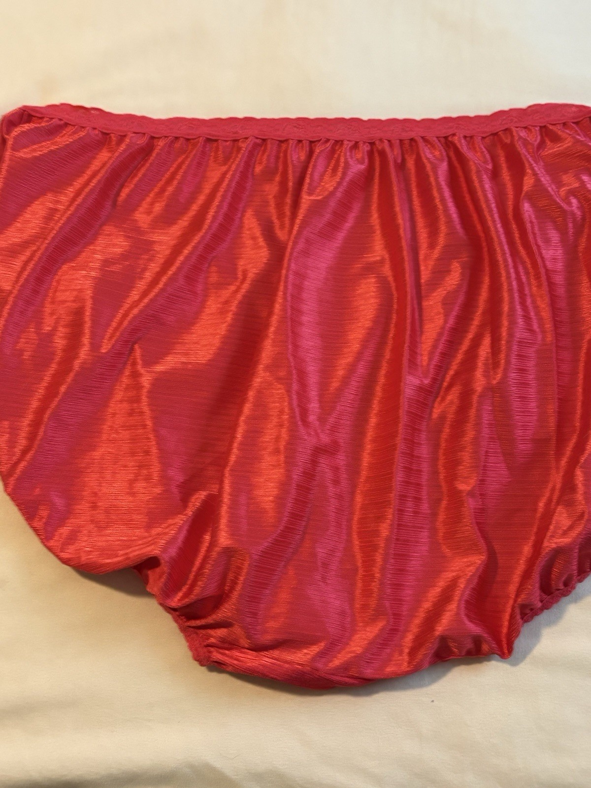 Lot of 4 Vtg Nylon Brief Panties Just My Size 13 3XL High Waist Granny 2nd Skin