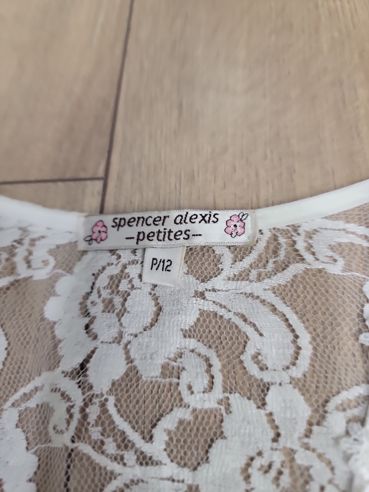 VTG Y2K Spencer Alexis Wedding White Lace Maxi Dress Jacket 2pc Set 12P Petite