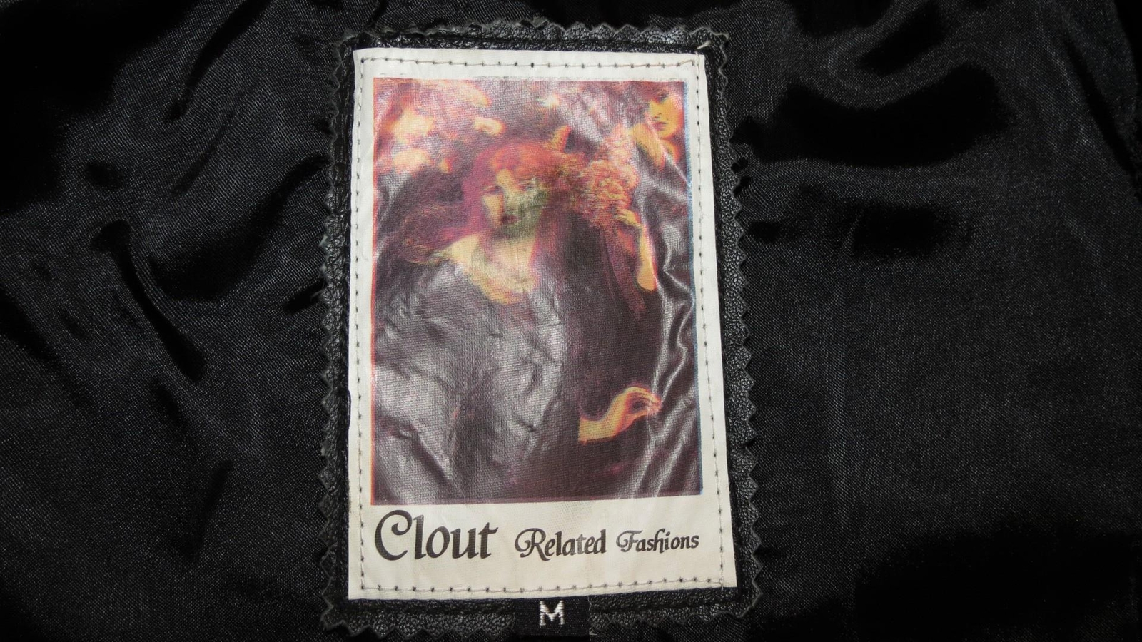 Clout Designer soft black leather and goat suede jacket size M