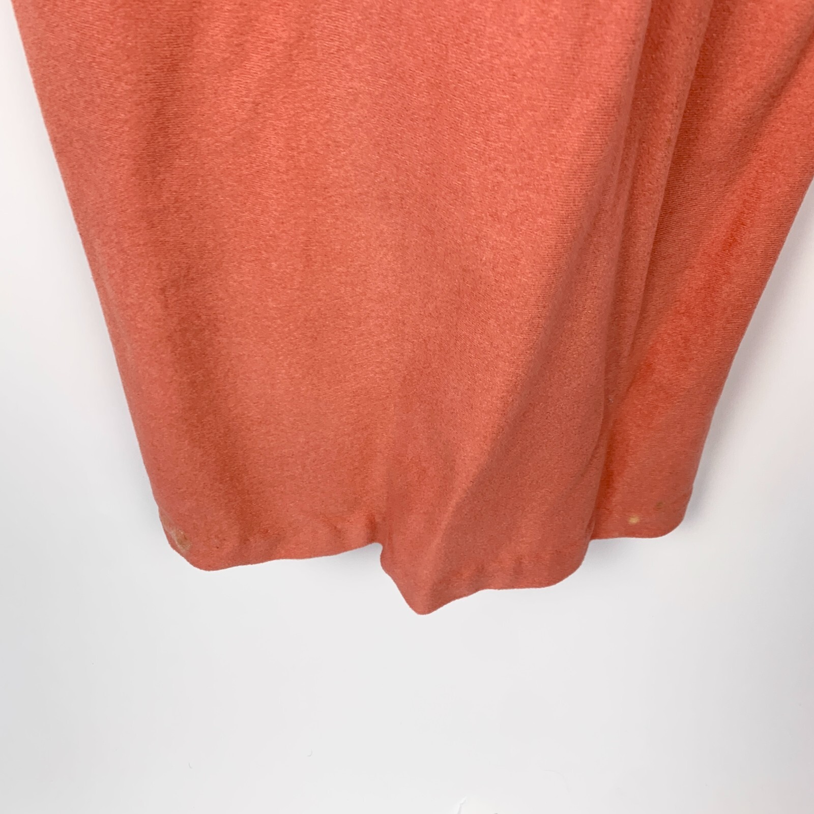 Vintage Lounge Craft Coral Velour Shirt House Dress Size Medium