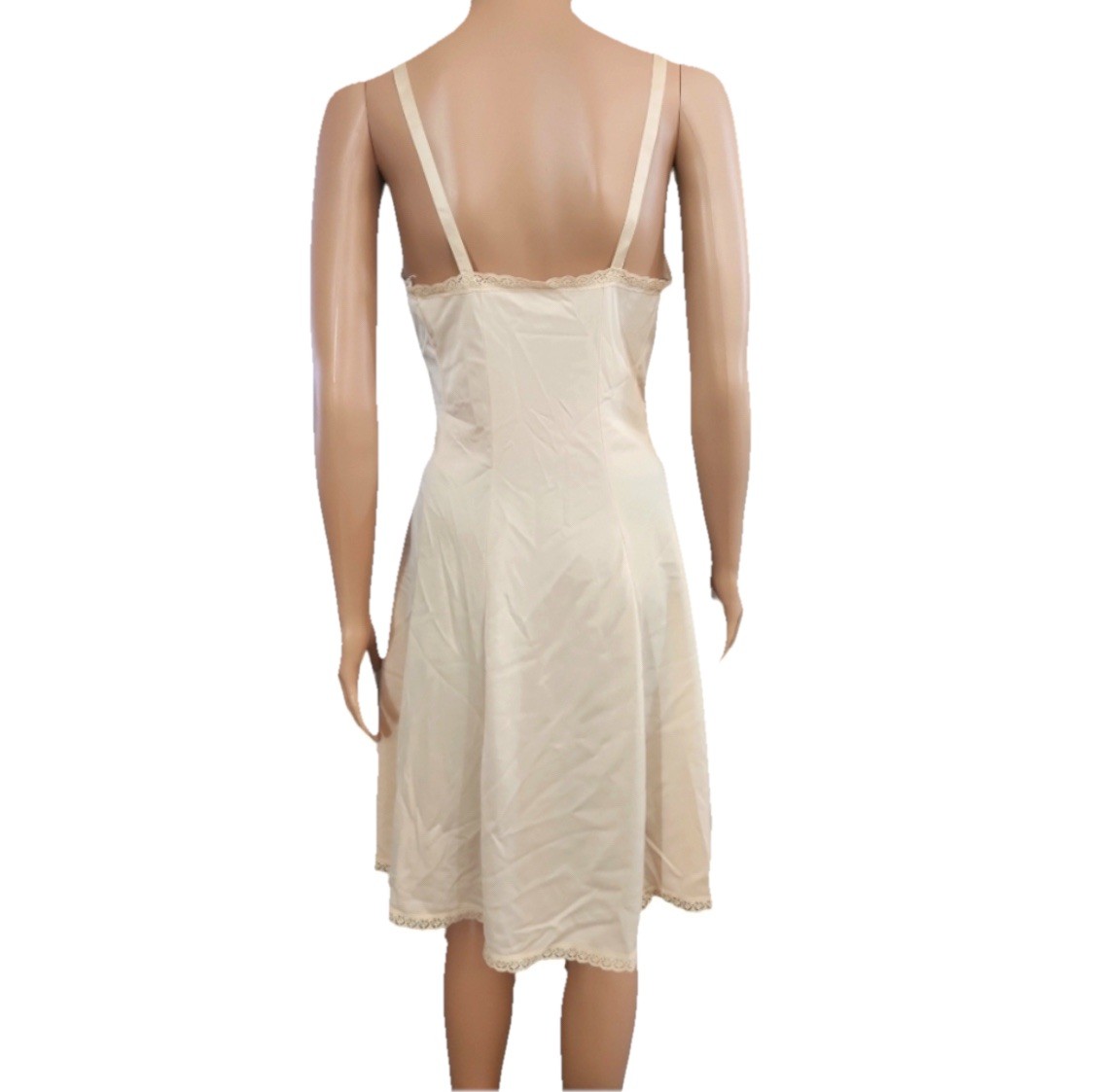 Vintage Sears The Doesn’t Slip Average Length Slip Dress 34 Nylon Retro 70’s 60’