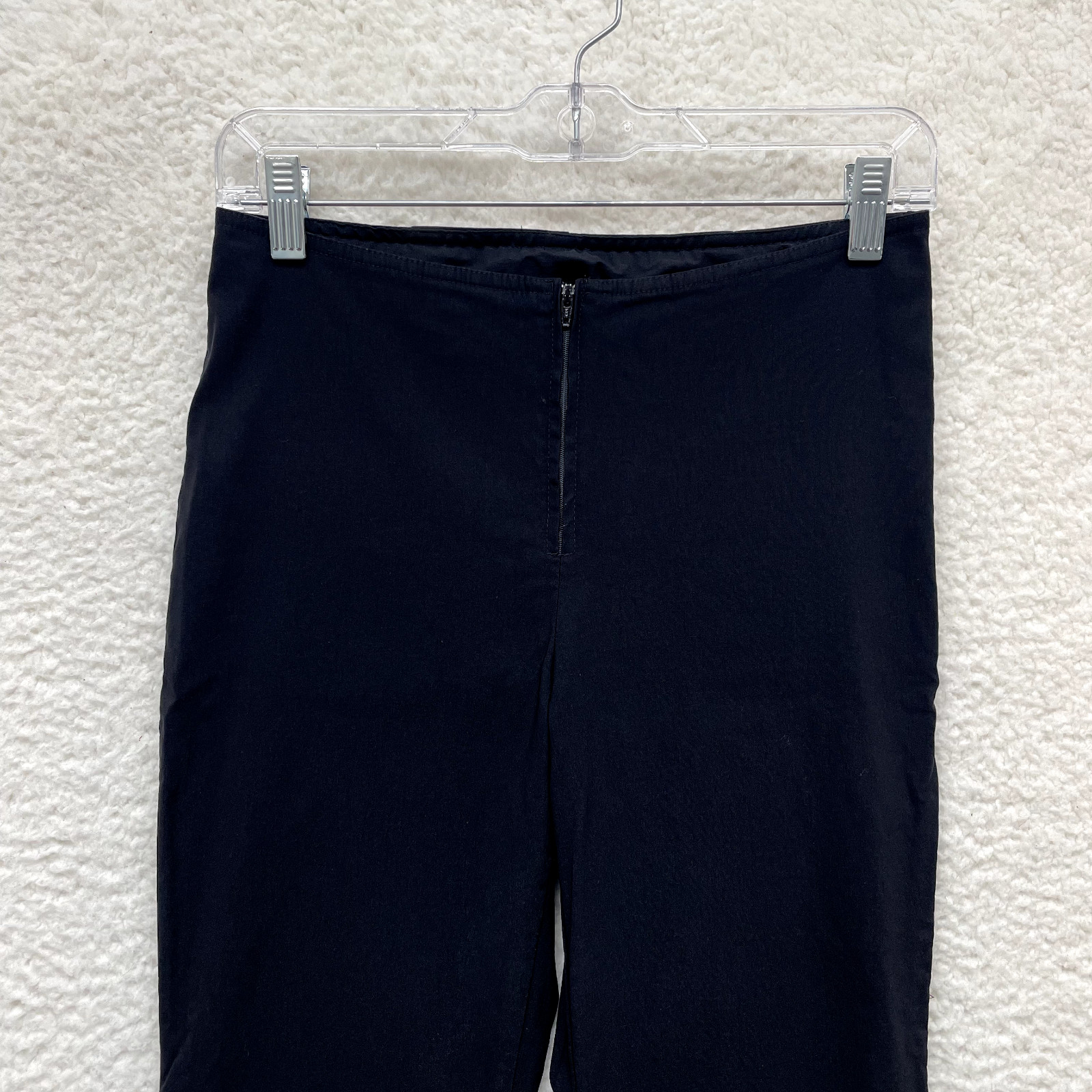 Y2K Vintage Miss Me Trousers Pants Slacks 4 26 Black Front Zip Corpcore Office