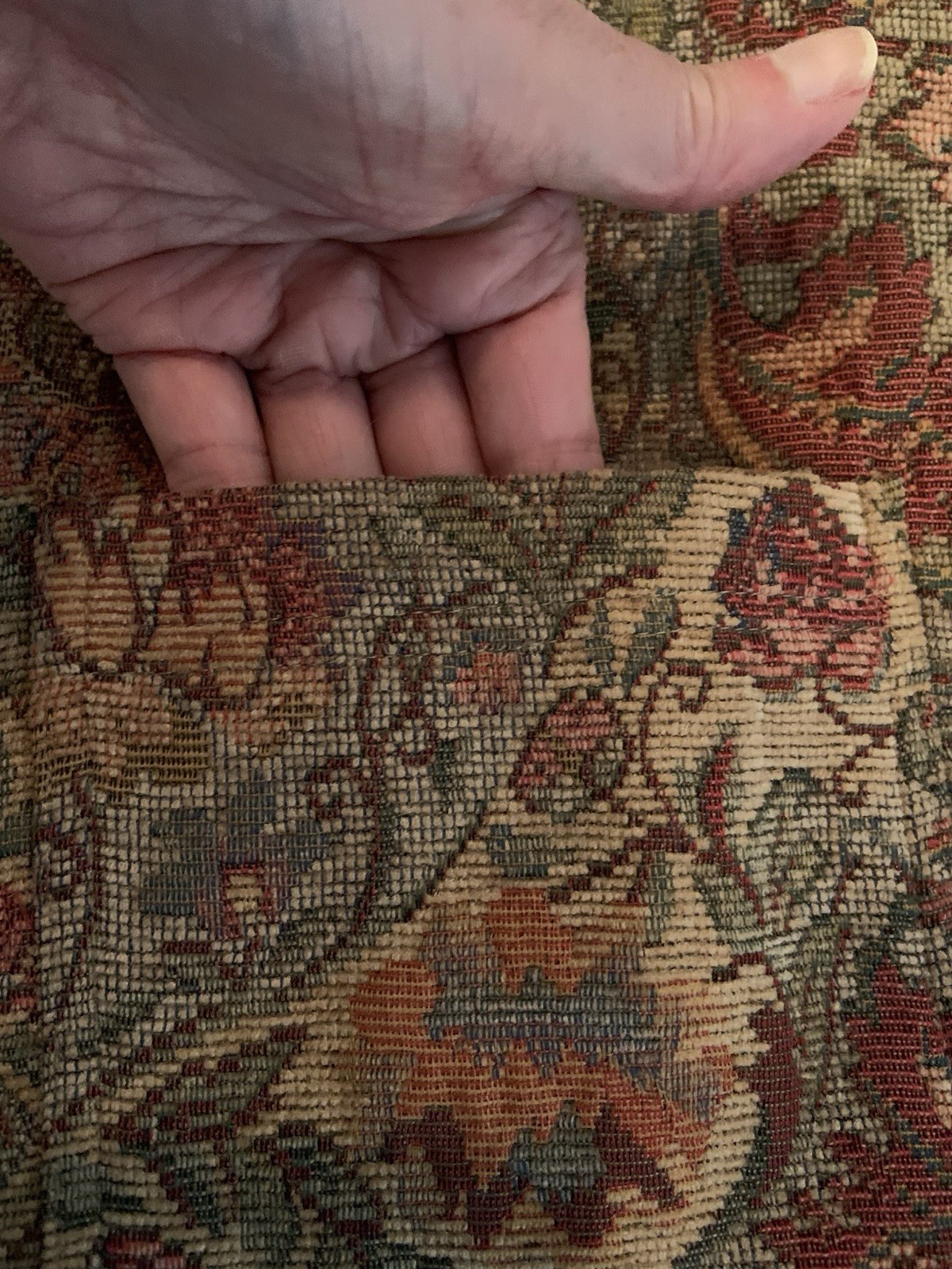 Vintage Napa Valley Equestrian Tapestry Jacket Boho Cottagecore Size SP