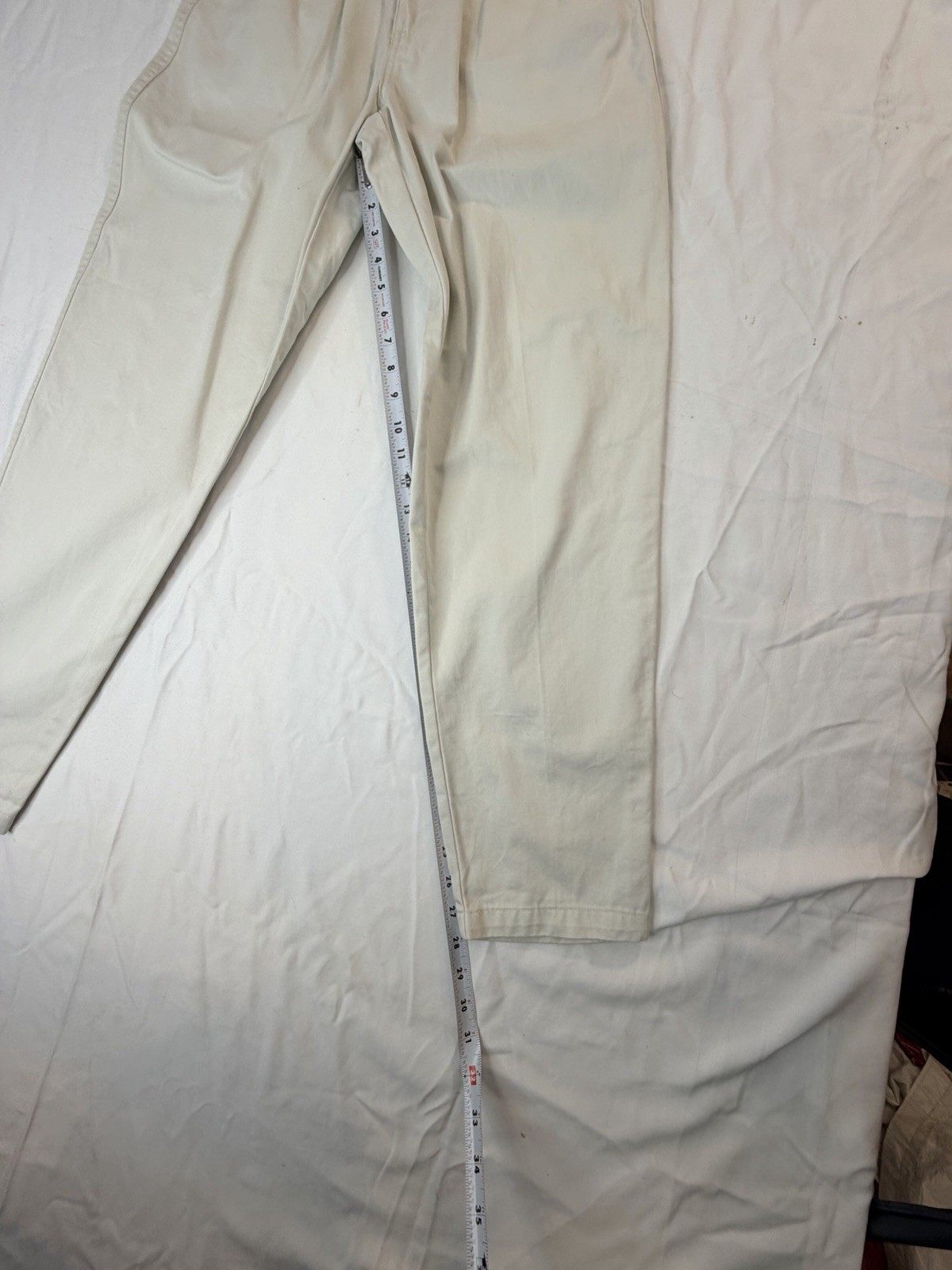Vintage 80s Hunters Run White Jeans Sz 4 High Waist Baggy Mom Jeans