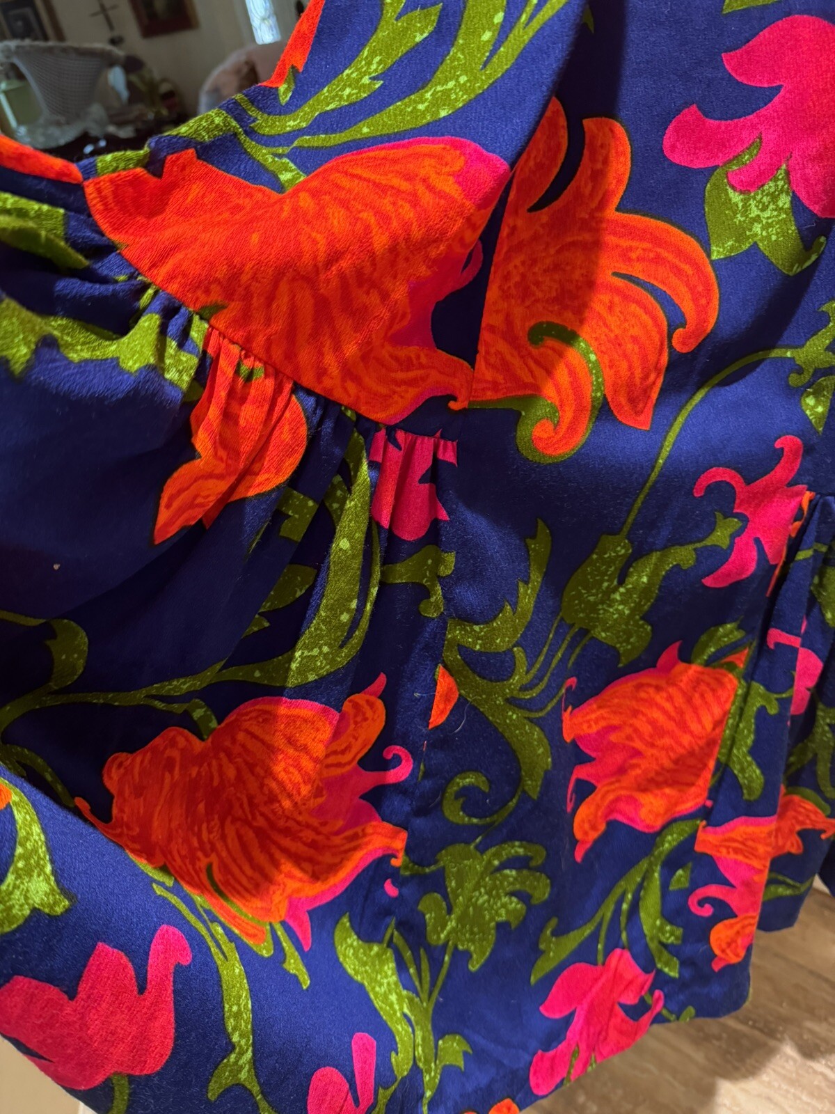 Waltah Clarke’s Vintage Hawaiian 60s Sleeveless Maxi Dress – US Size 9/10