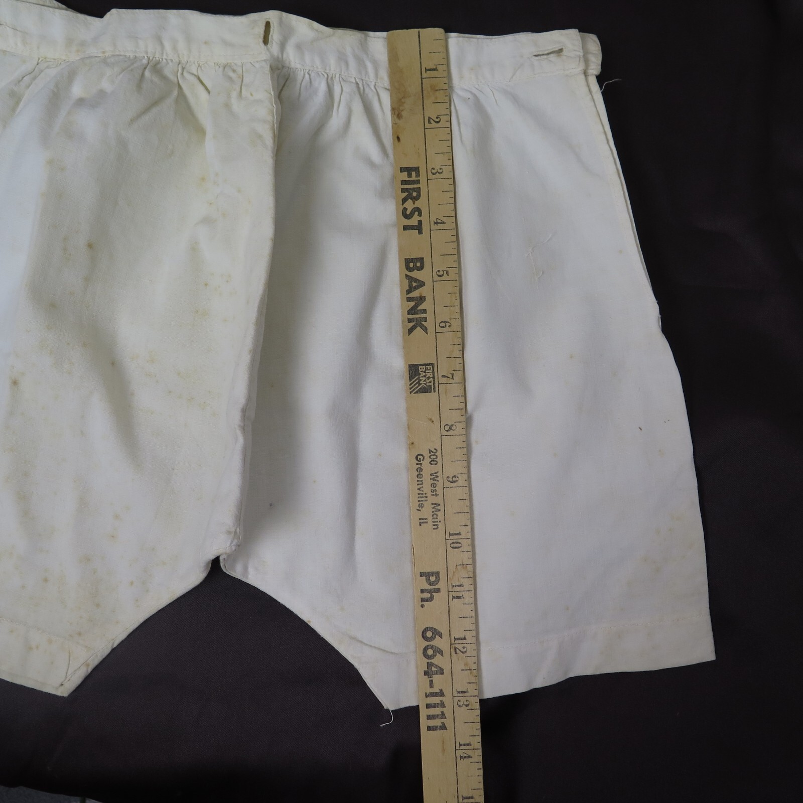 Handmade Undergarment Antique Women’s Cotton 6 Buttonholes Pantaloon