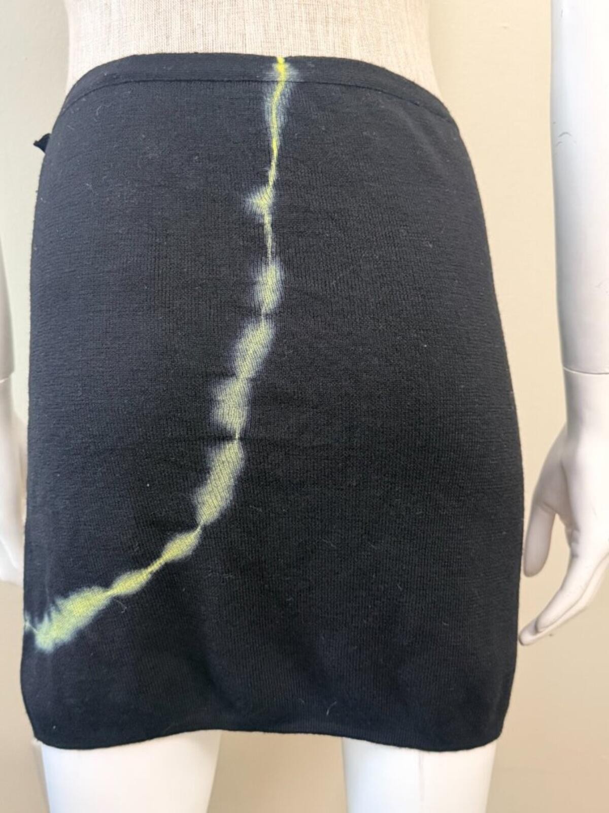 VINTAGE ISTANTE BY GIANNI VERSACE MINI KNIT WRAP SKIRT S