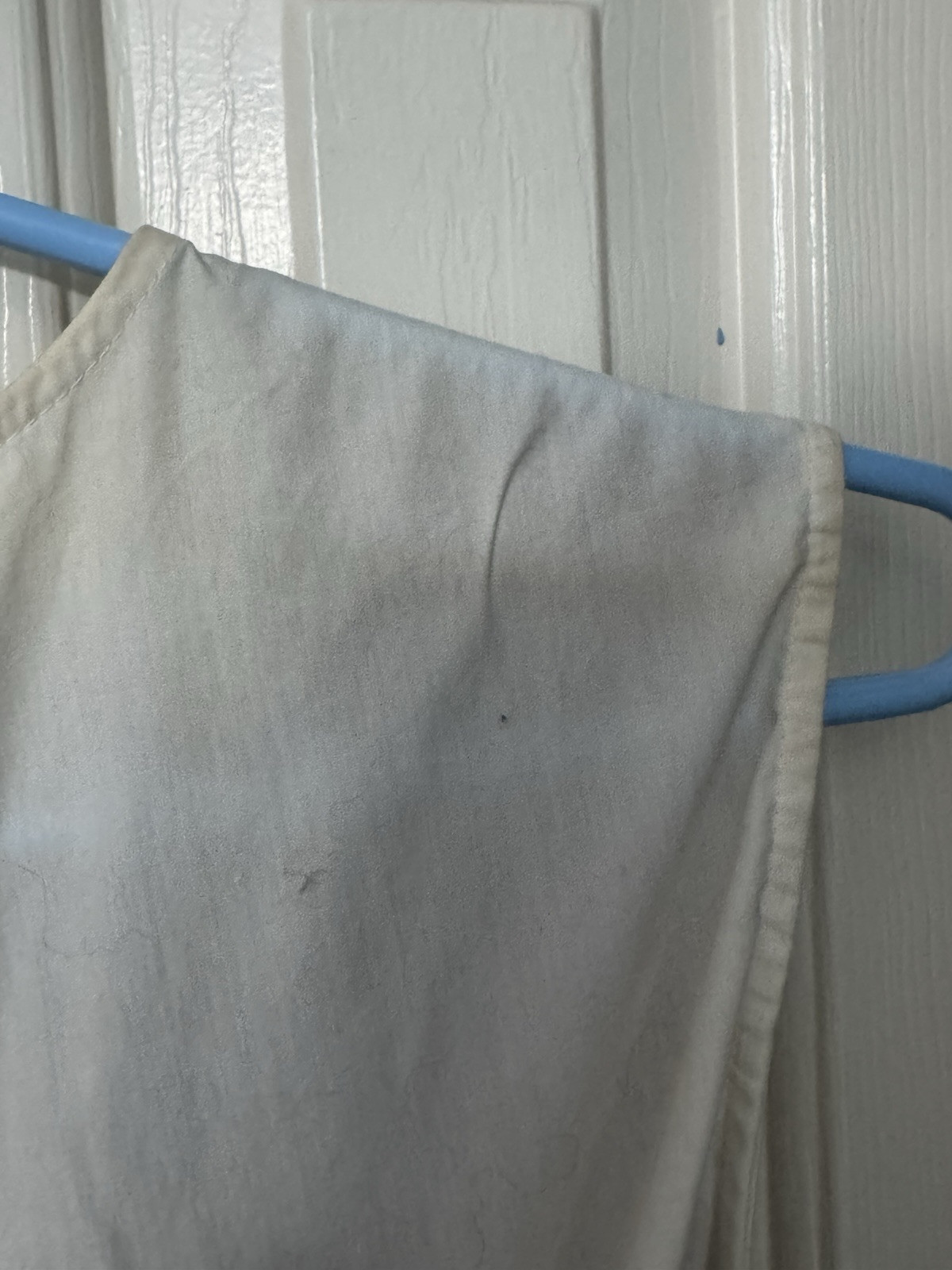 Vintage 1980s EXPRESS 100% linen vest top large classic back tie tan Never Worn