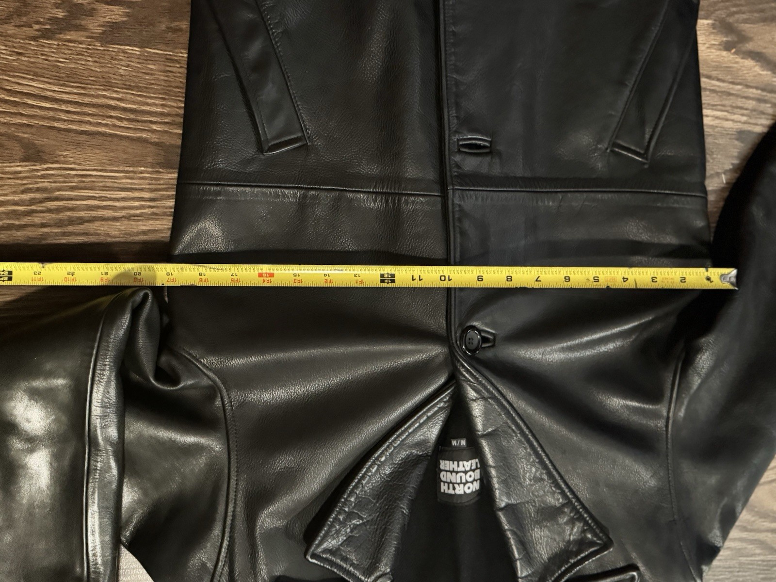Vintage 90S Northbound, Leather Women’s Size Medium Black Three Button Preowned