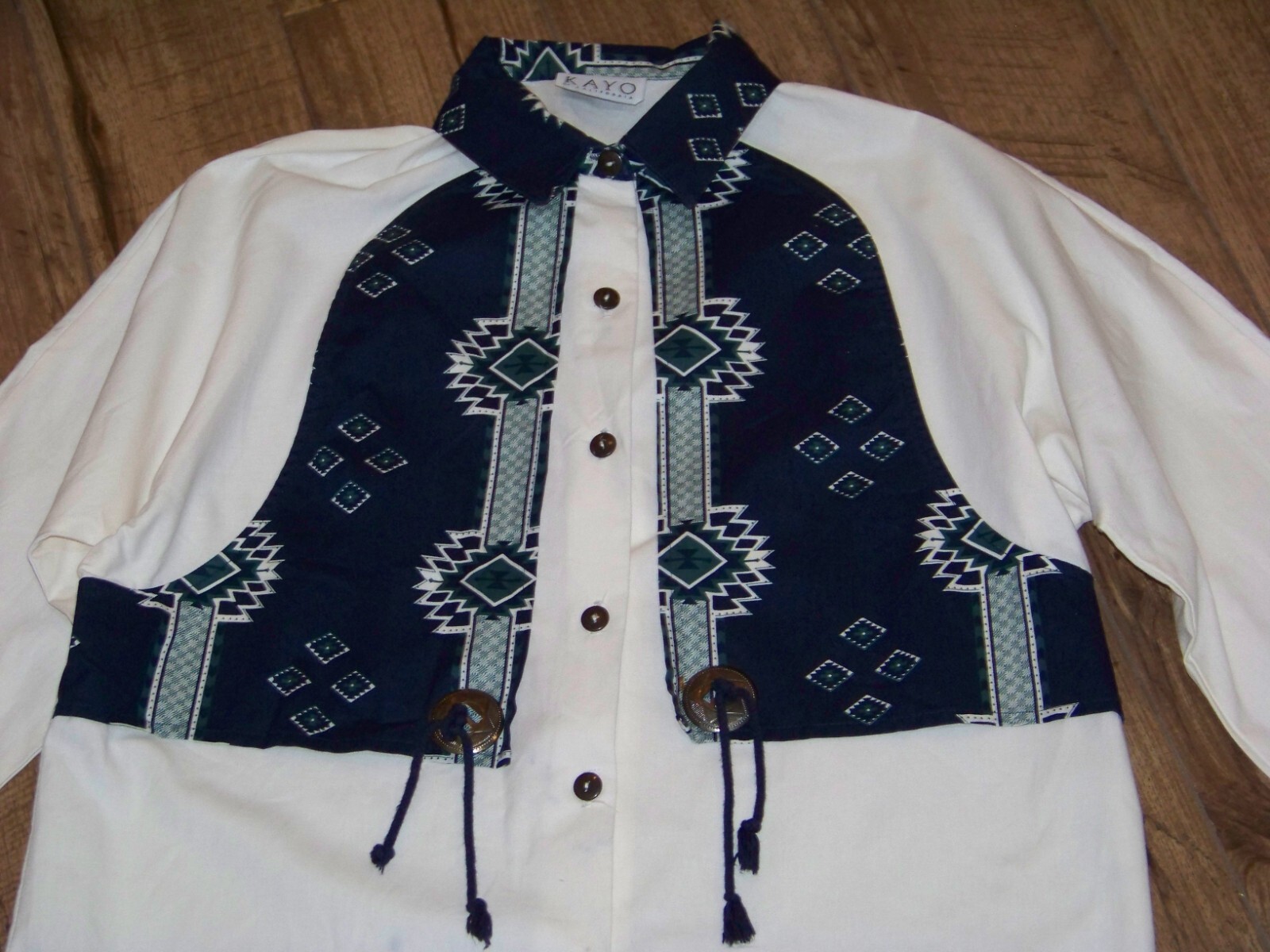 Women’s Vintage Kayo of California Western Shirt – L / XL – No Tags