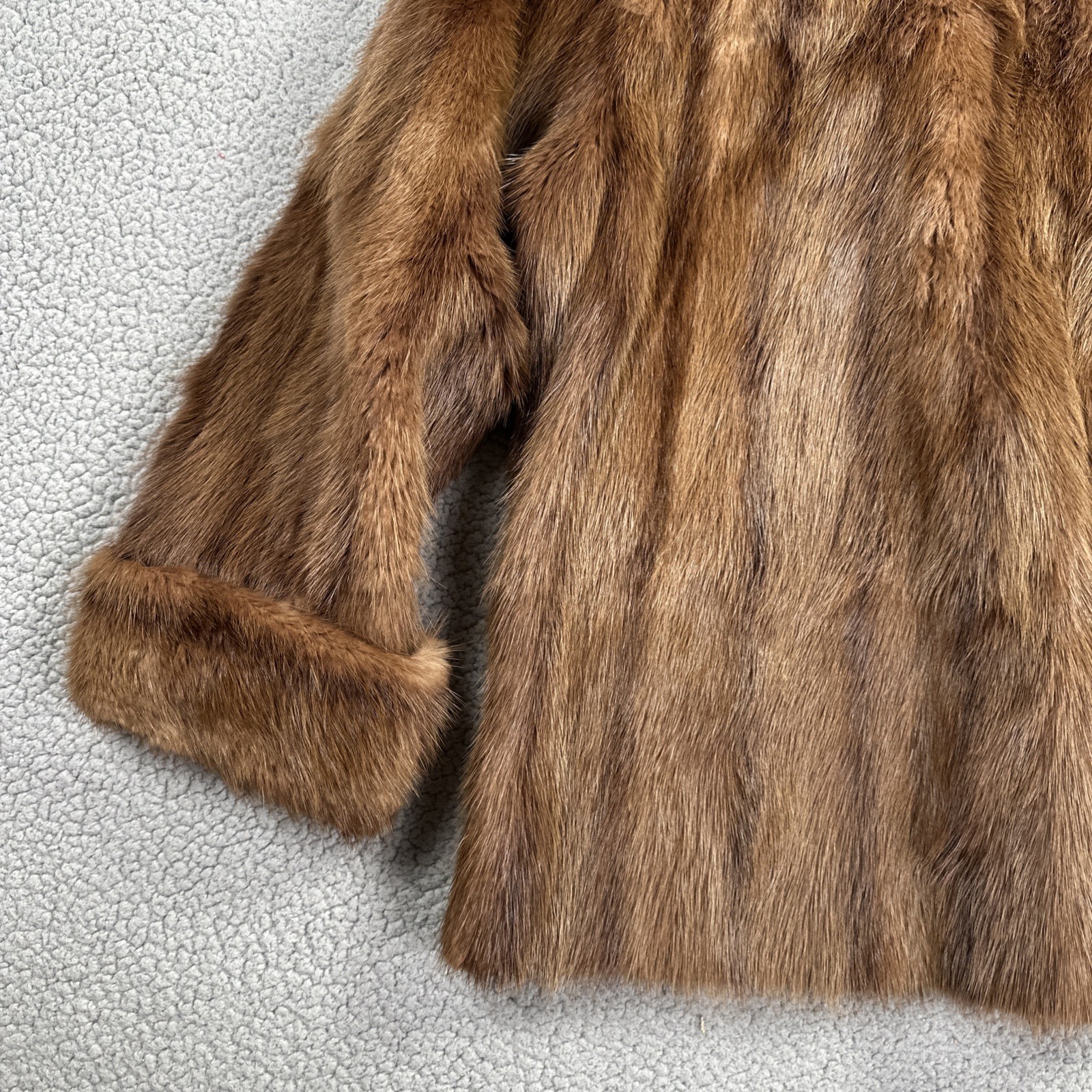 VTG 60s Furs by Conson Mink Stroller Coat Toronto & Sarnia Lined Inner Pocket
