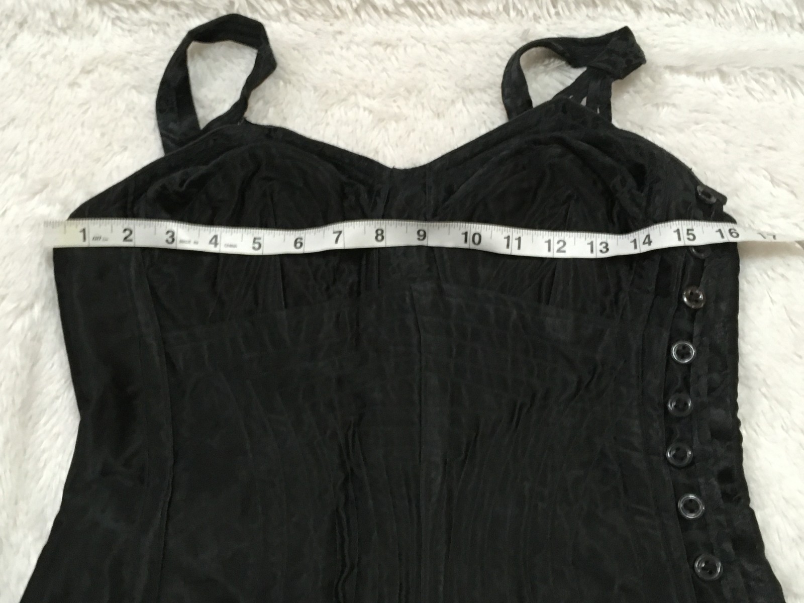 RARE Vtg Antique 20s 1930s? SATIN All in One Girdle Bodysuit Body Shaper BUTTONS