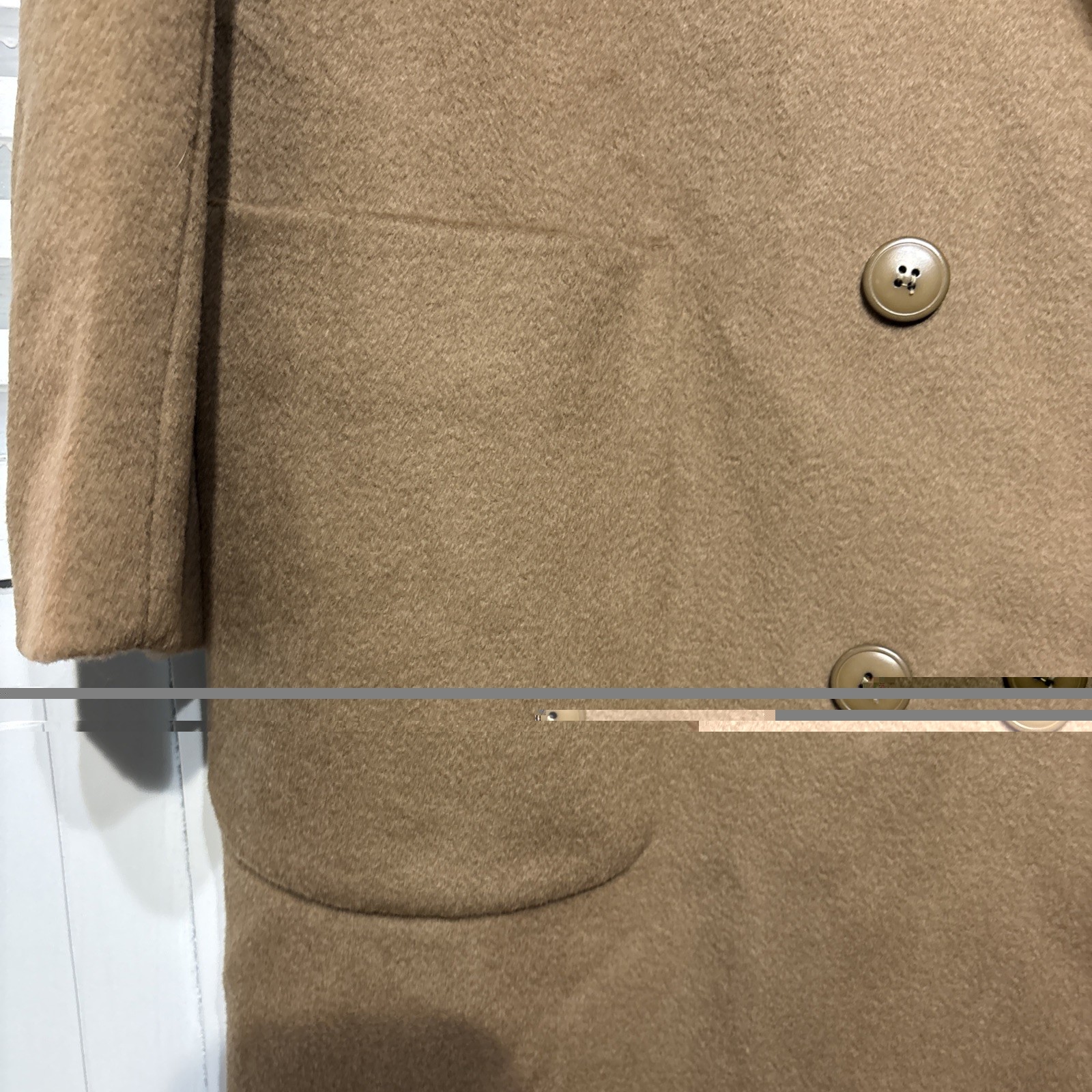 VTG Harve Morton Bernard Long Wool Heavy Shawl Collar Women Coat USA Brown NWT