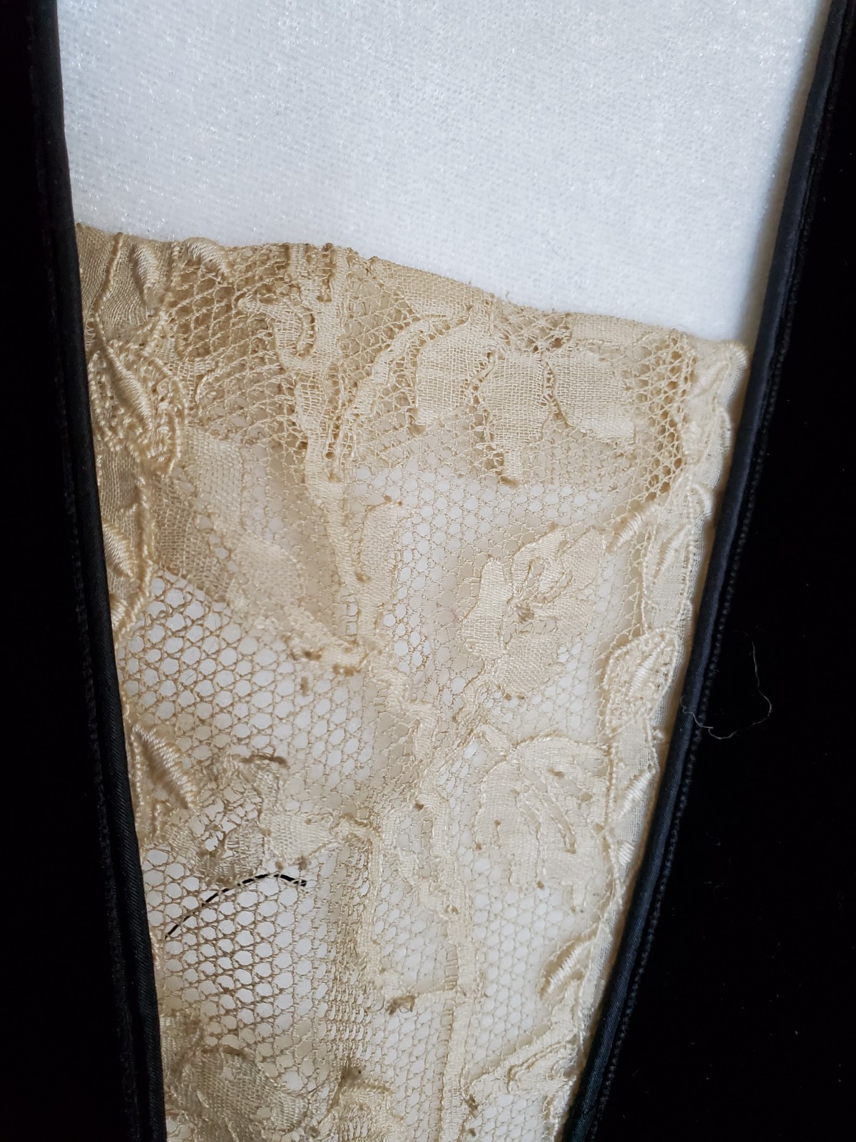 VINT 1900-1920s EDWARDIAN? TITANIC ERA? BLACK OVERLAY / COAT /JACKET FOR DRESS