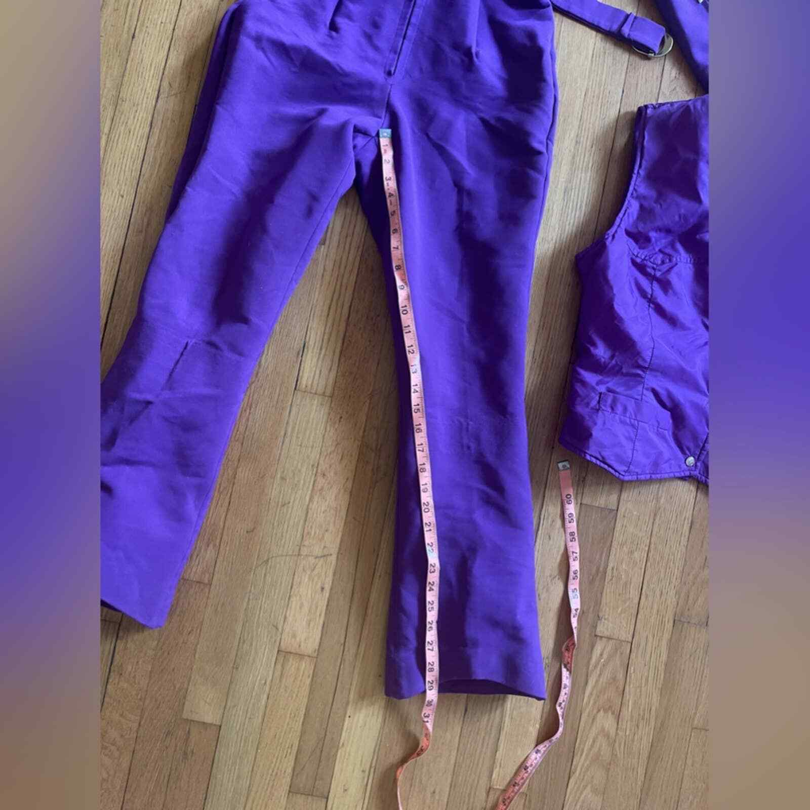 70s Vintage Roffe Purple Snow Suit with Matching Vest