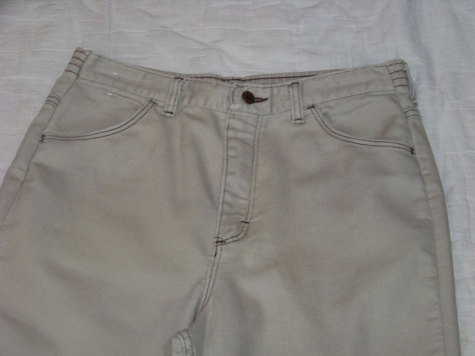 Vintage Lady Maverick Khaki Jeans – Size 14 (28″ Inseam) – Style A1165KH