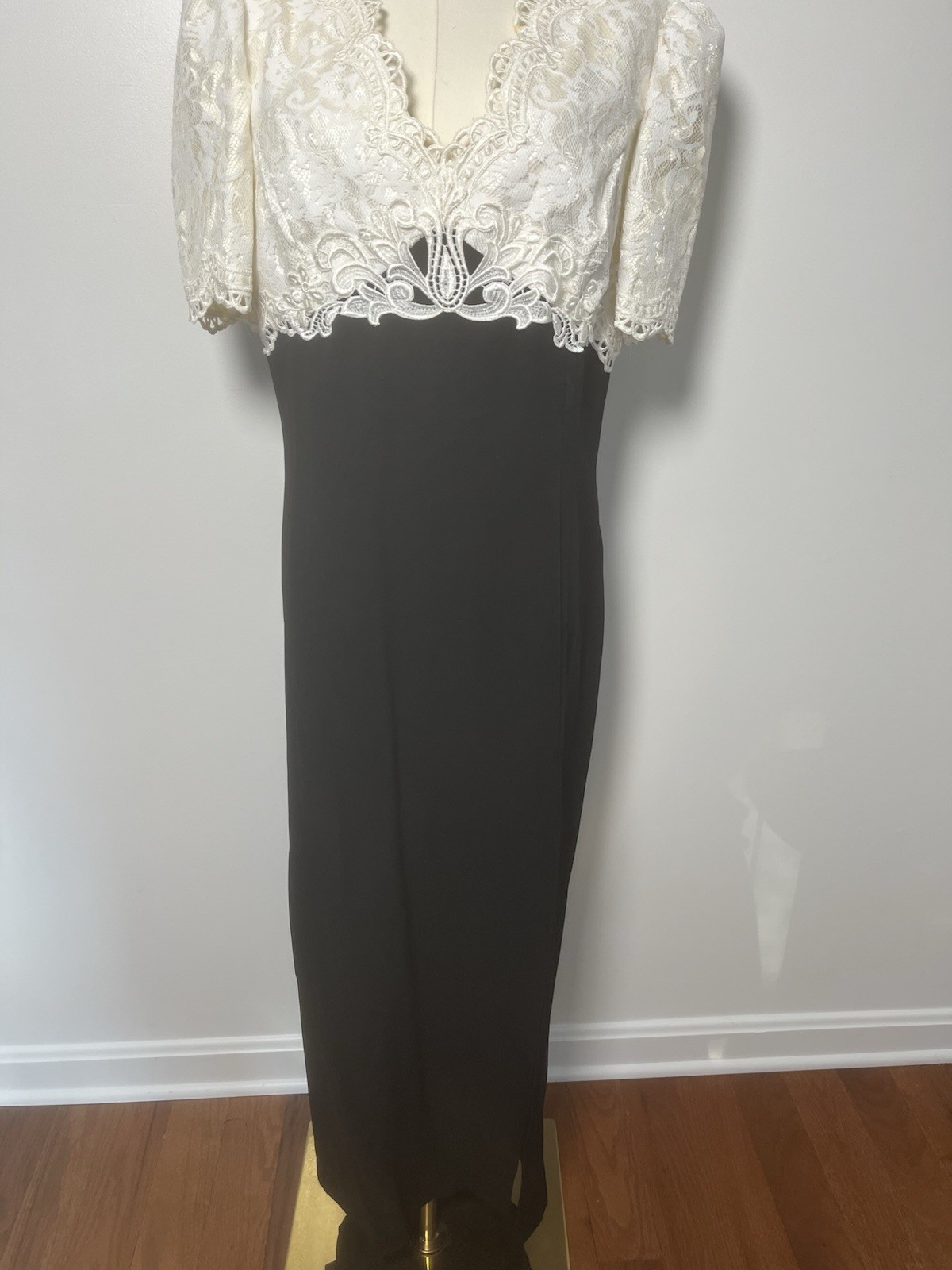 Vintage Jessica McClintock Dress Size 16 Bridal Evening Gown USA MADE FAST SHIP