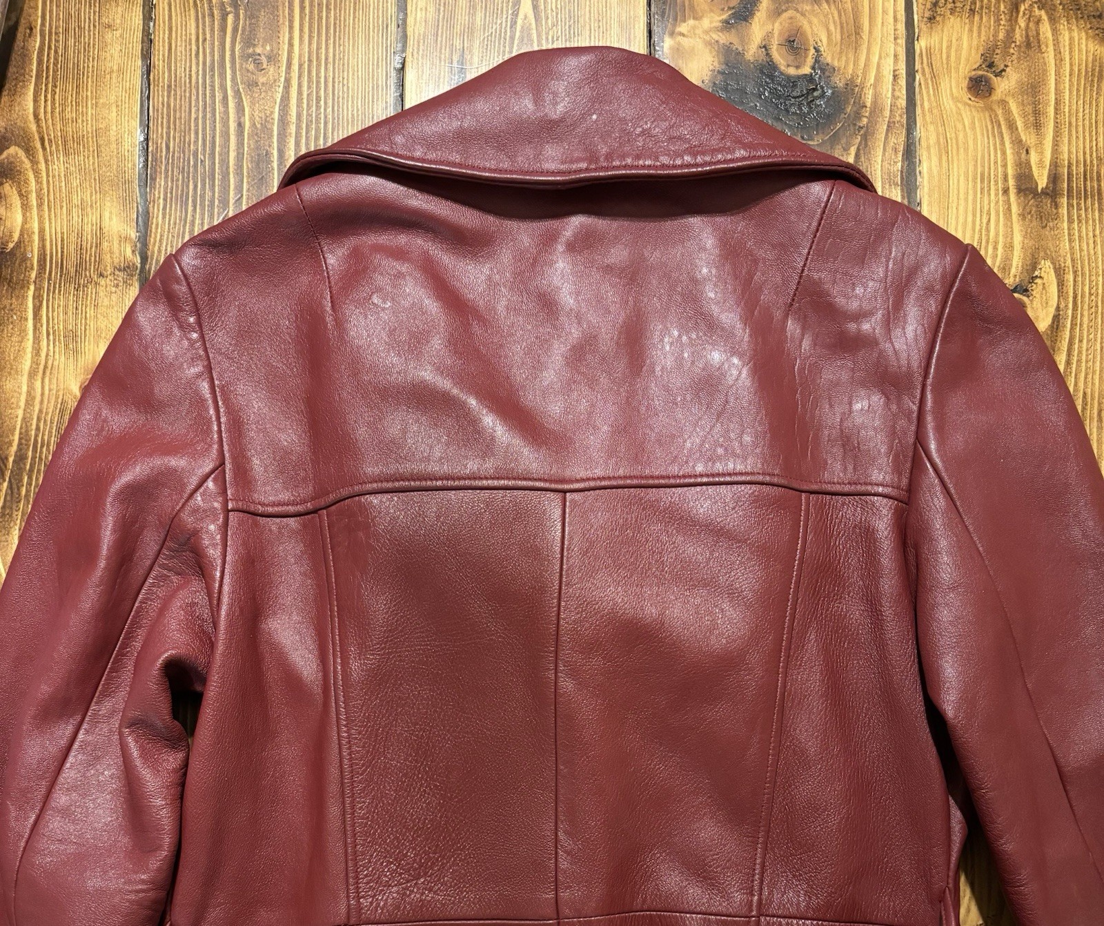 Vtg Leathers by New England Sports Wear Co Leather Trench Coat Women’s Medium