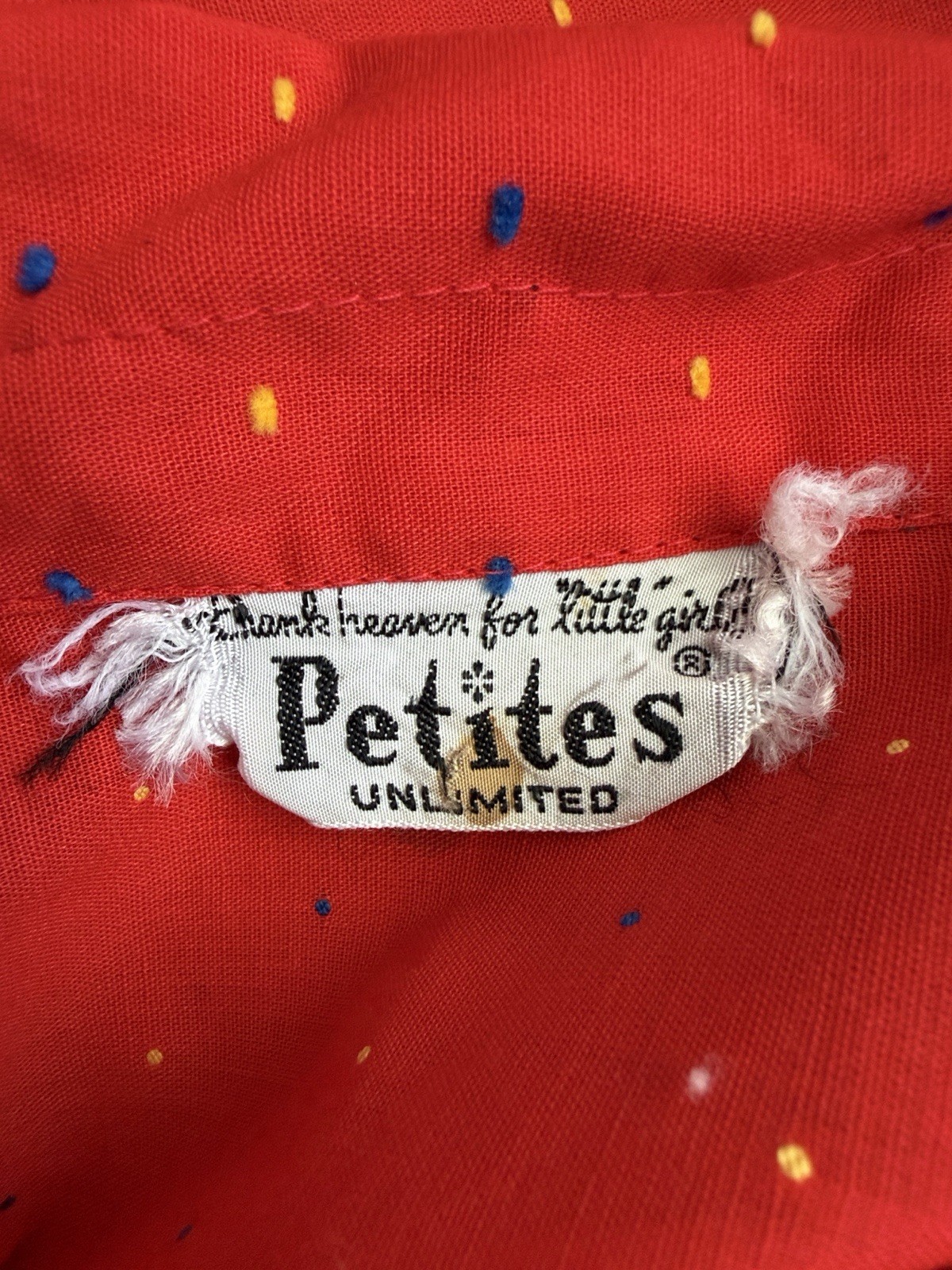 1960’s/1970’s Petites Unlimited Shirt Dress Tunic