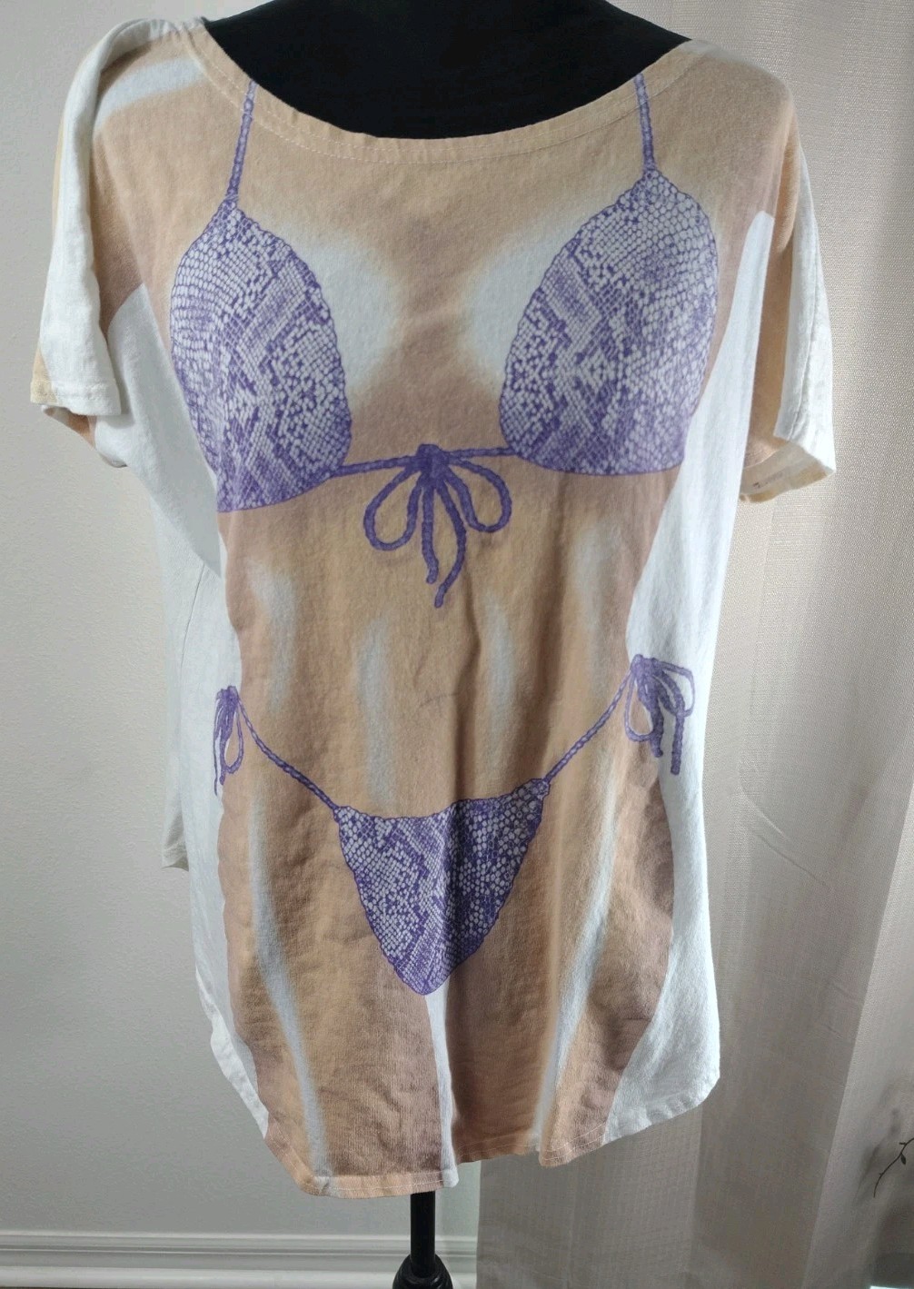 Vtg My Bikini Bathing Suit Cover L Funny