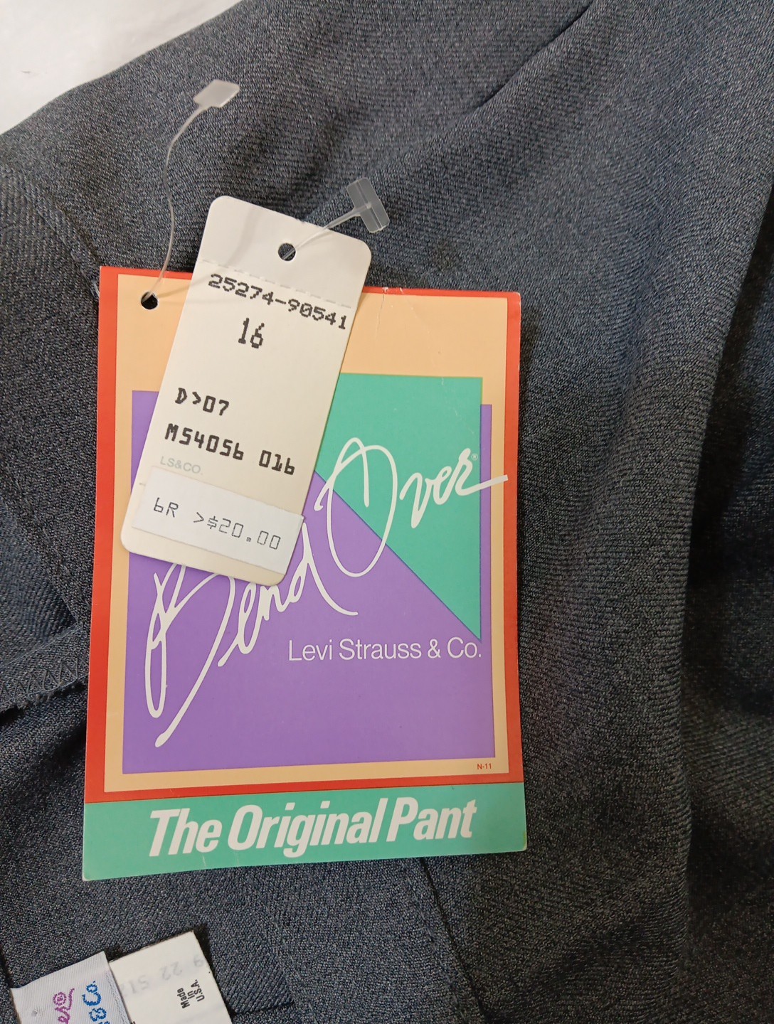 Vintage Levi Strauss Bend Over Pants Size 16 WMade in USA Proporationd Short