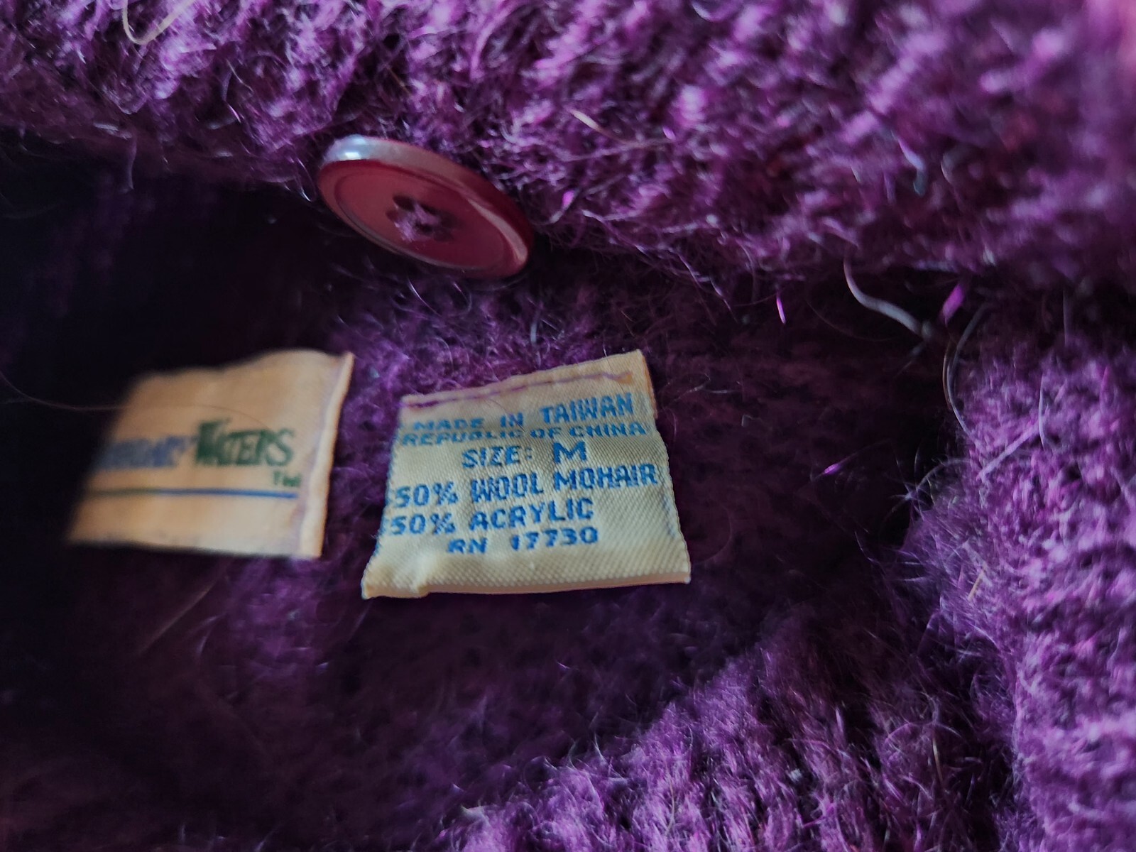 Vintage 80s Wm’s Boundary Waters Sweater * graphic Design * szM * Good Condition