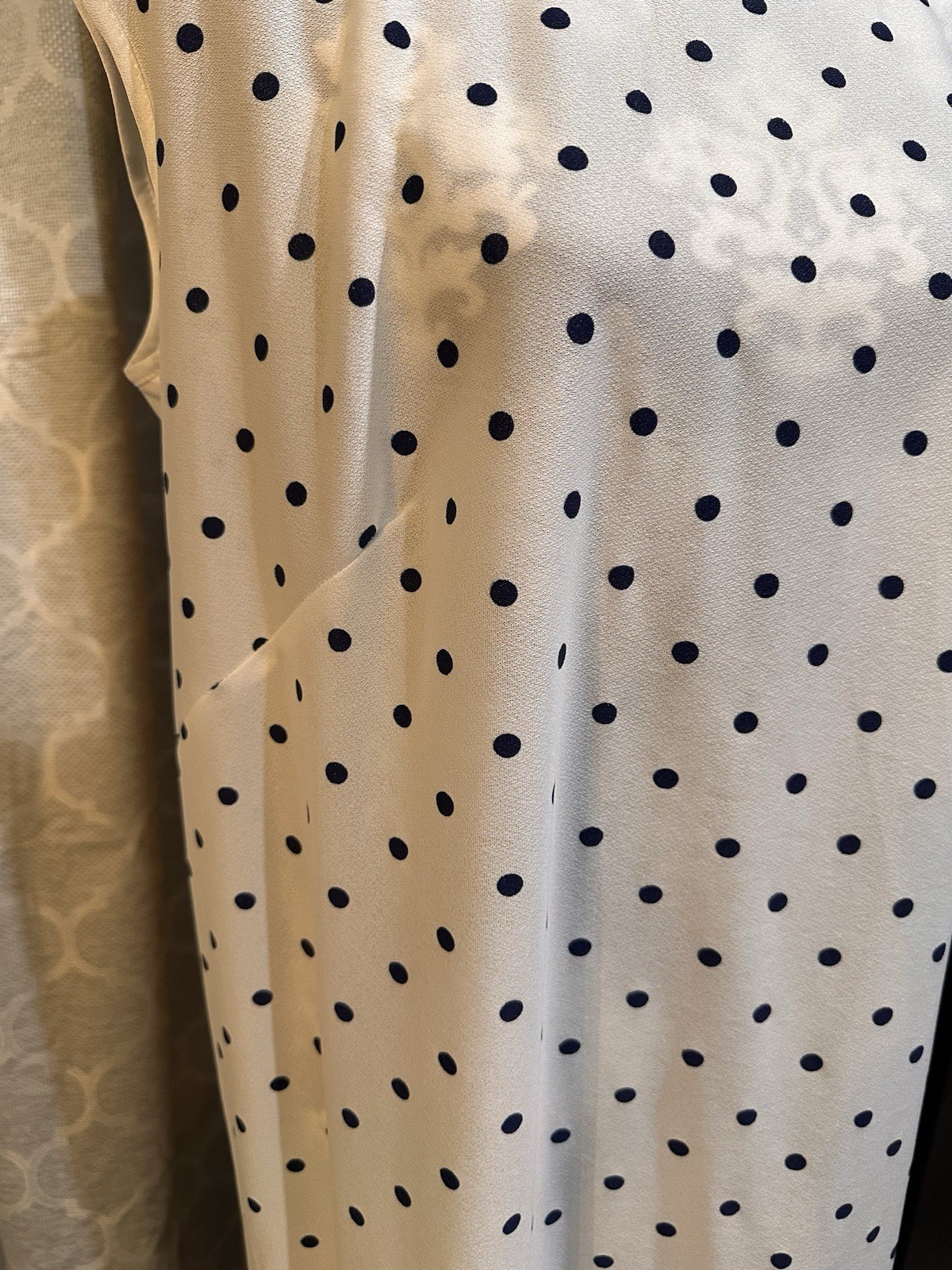 Vintage 1980s Tabby II Polka Dot 2pc Sheath Dress & Duster Jacket Set Size 16W