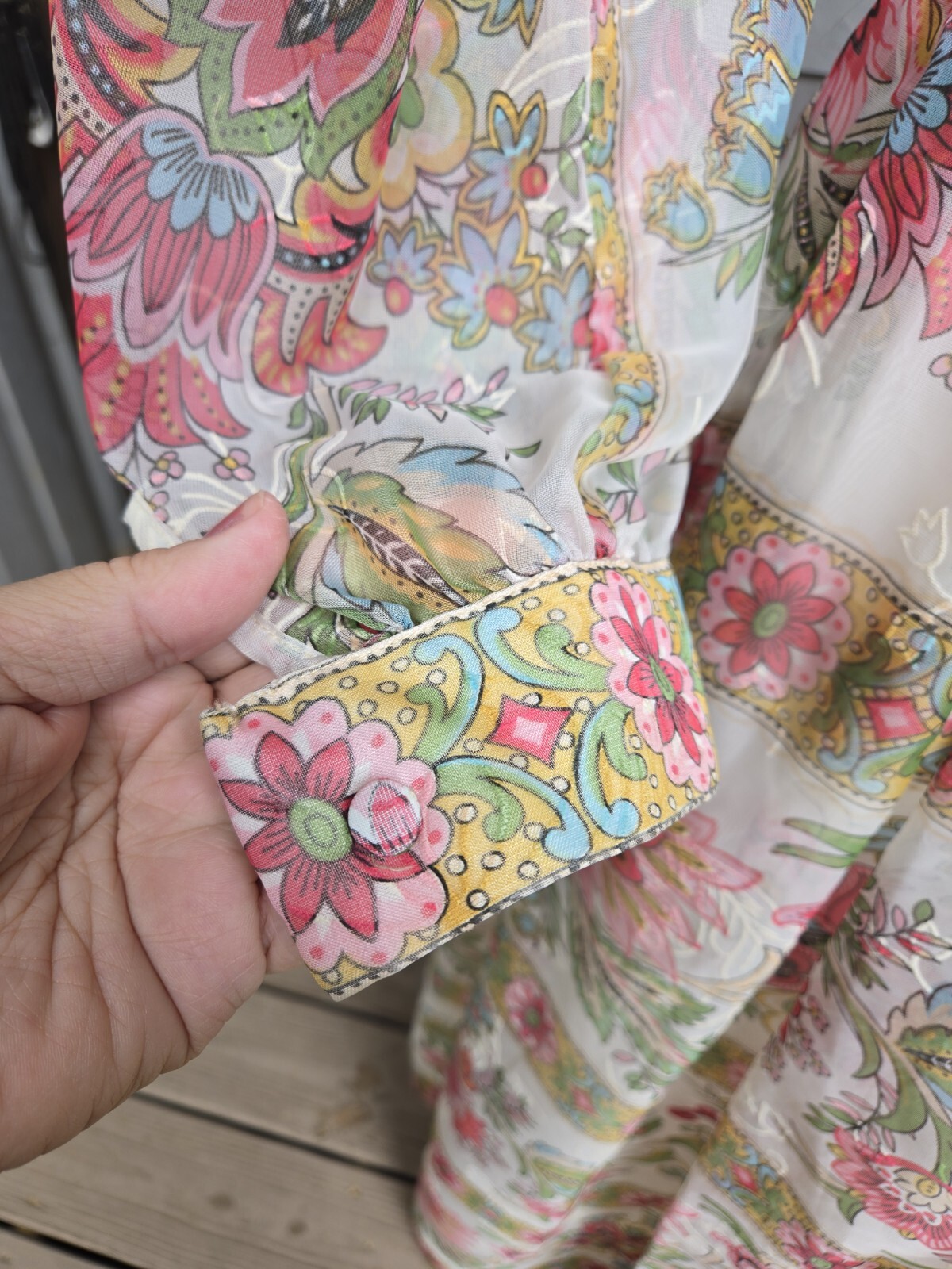 1960s/70s Avalon Classics Spring Floral Maxi Dress