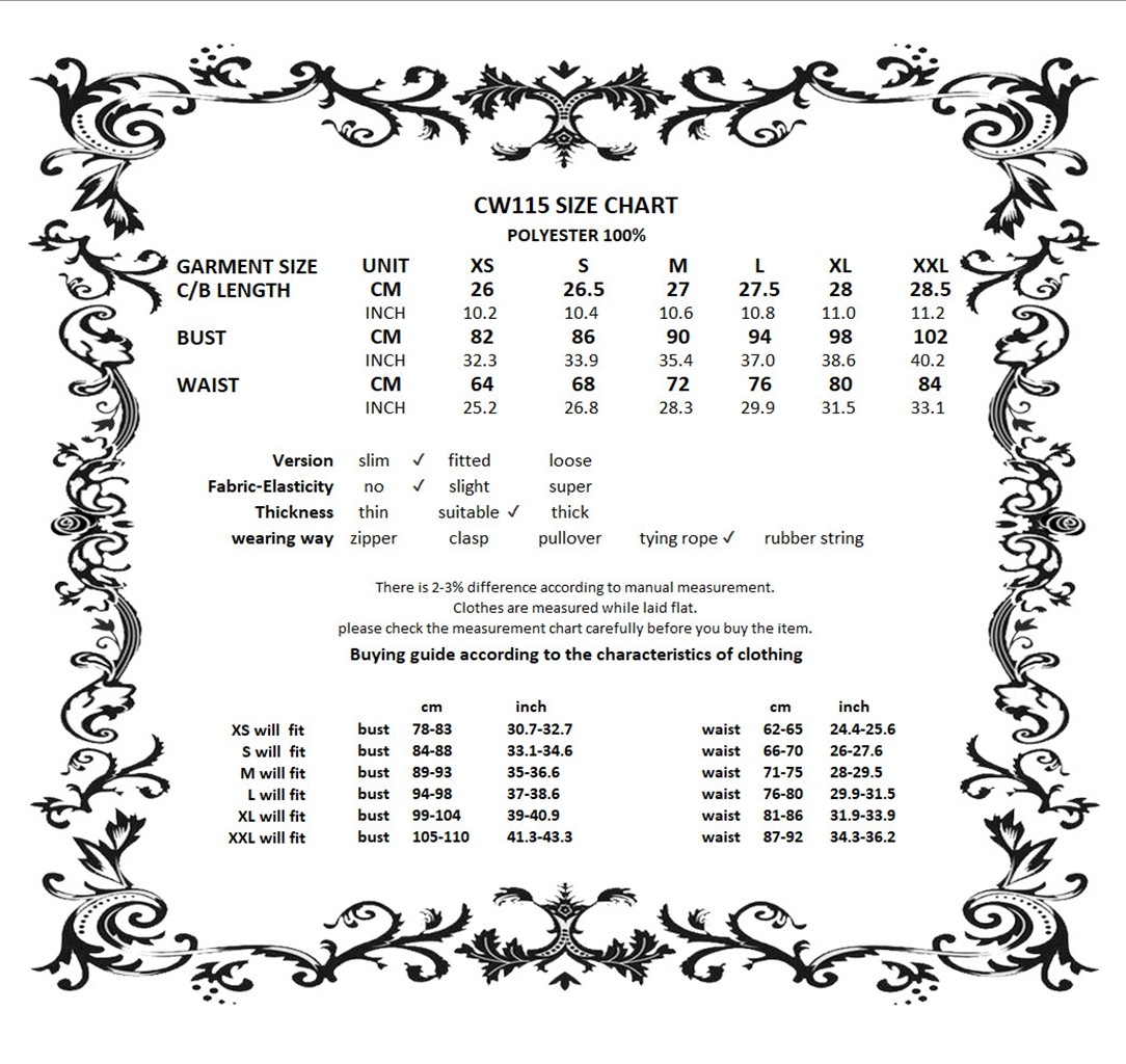 Dark In Love Women Gothic Jacquard Corset Top Vintage Lace-Up Back Waist Cincher
