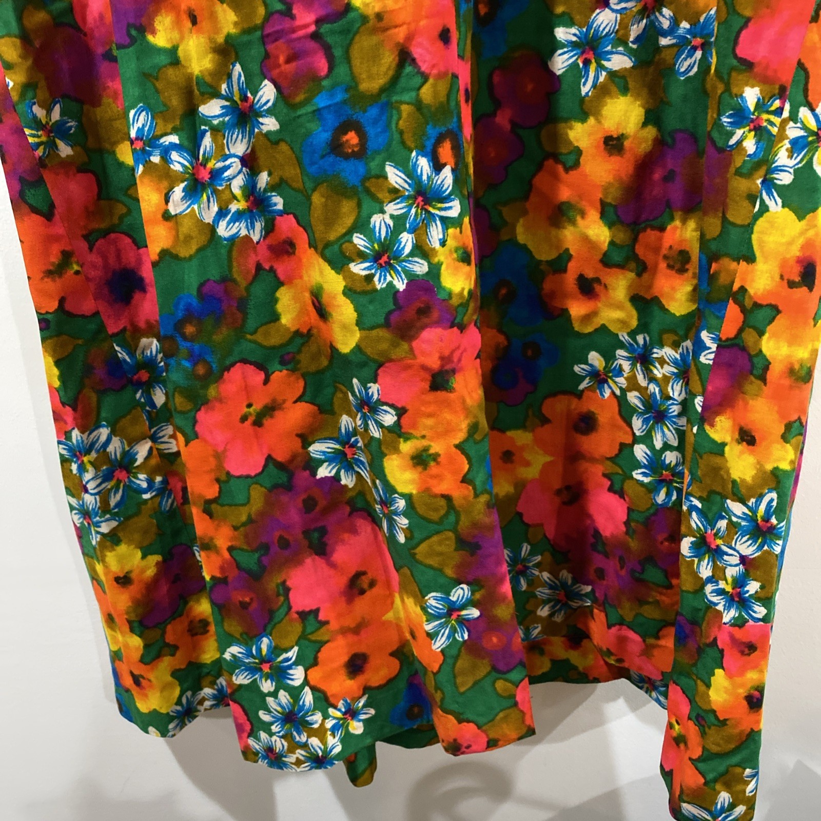 Sun Fashions of Hawaii Maxi Dress Vintage 60s/70s Women M-L