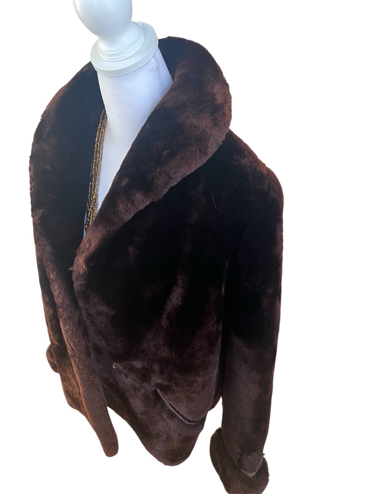 One of a kind Frank R. Gelleff Brown genuine fur